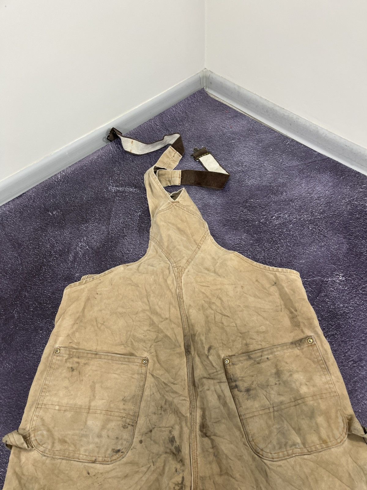 Carhartt Vintage 90s Carhartt Work Y2K Faded Distressed Overall Size US 34 / EU 50 - 12 Thumbnail
