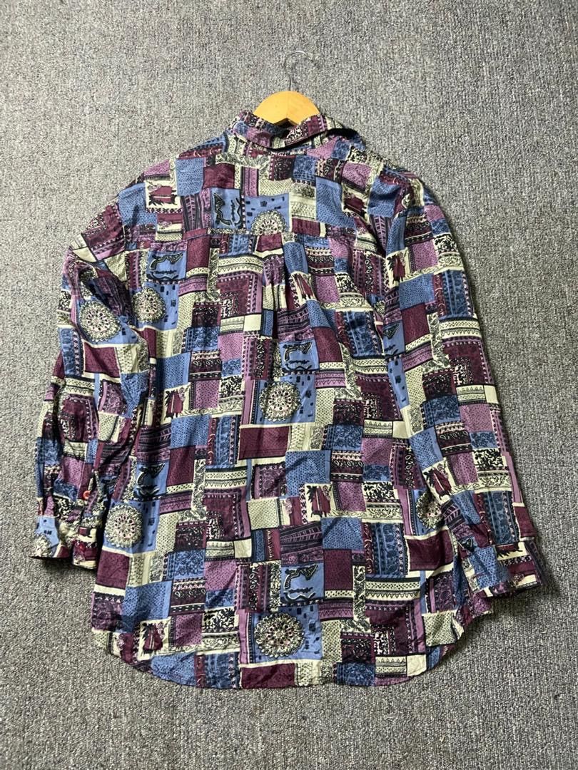 Japanese Brand Fiona Macphail Vintage Pattern Button Up Shirts (185) Size US M / EU 48-50 / 2 - 4 Thumbnail
