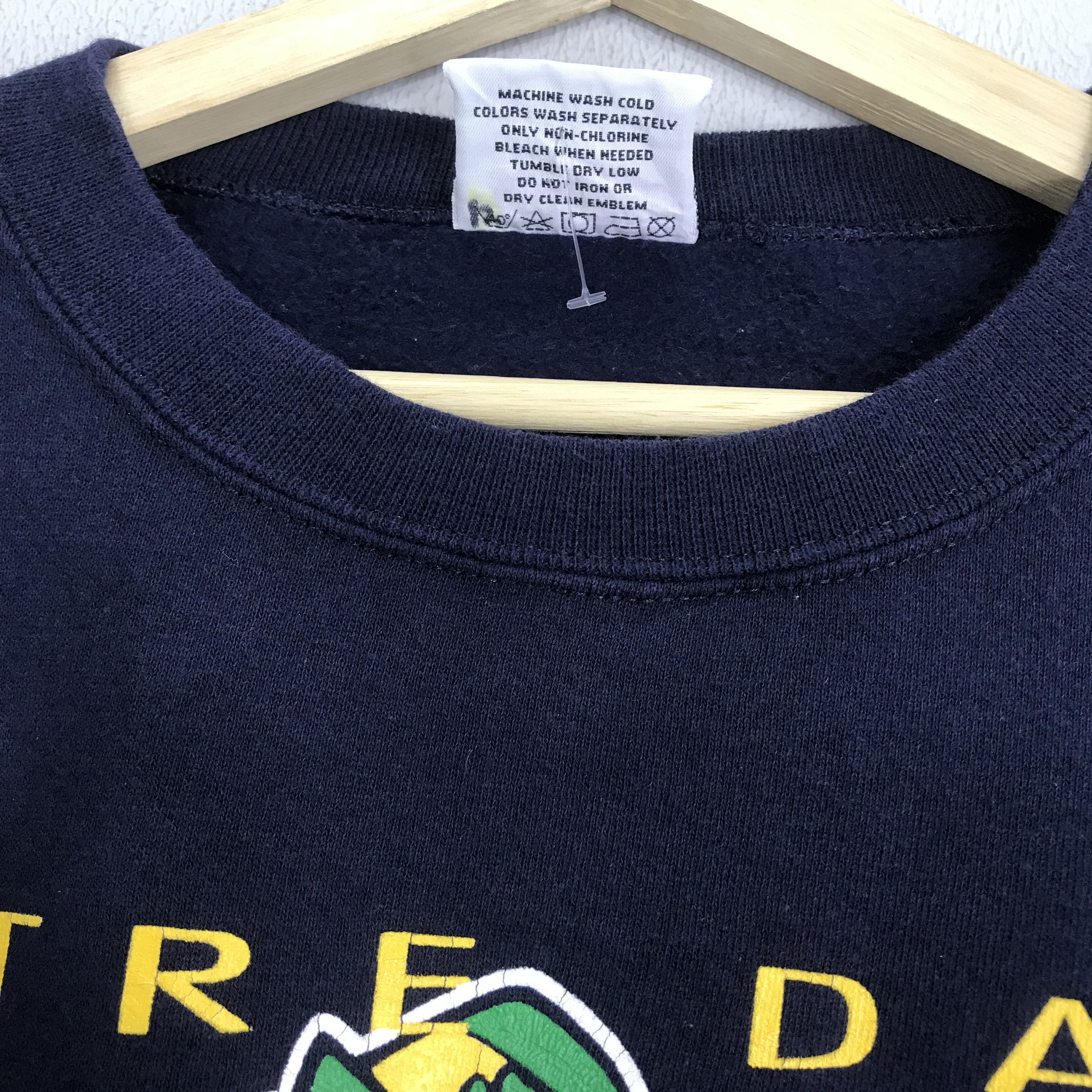NCAA Vintage 90's Notre Dame Fighting Irish Ncaa Sweatshirt - 325 Size US L / EU 52-54 / 3 - 7 Thumbnail