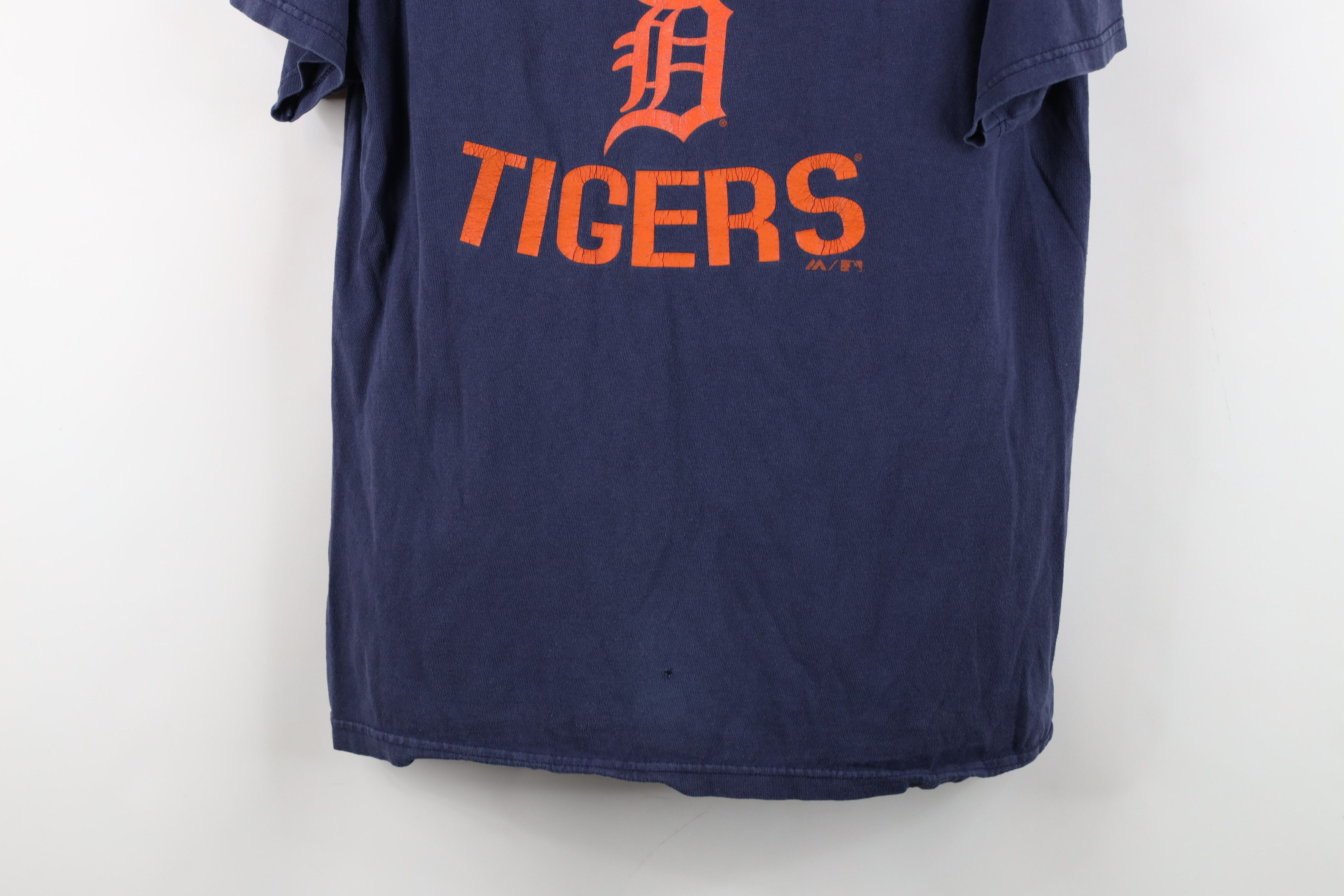 Majestic Vintage Majestic Detroit Tigers Baseball T-Shirt Blue Size US M / EU 48-50 / 2 - 3 Thumbnail