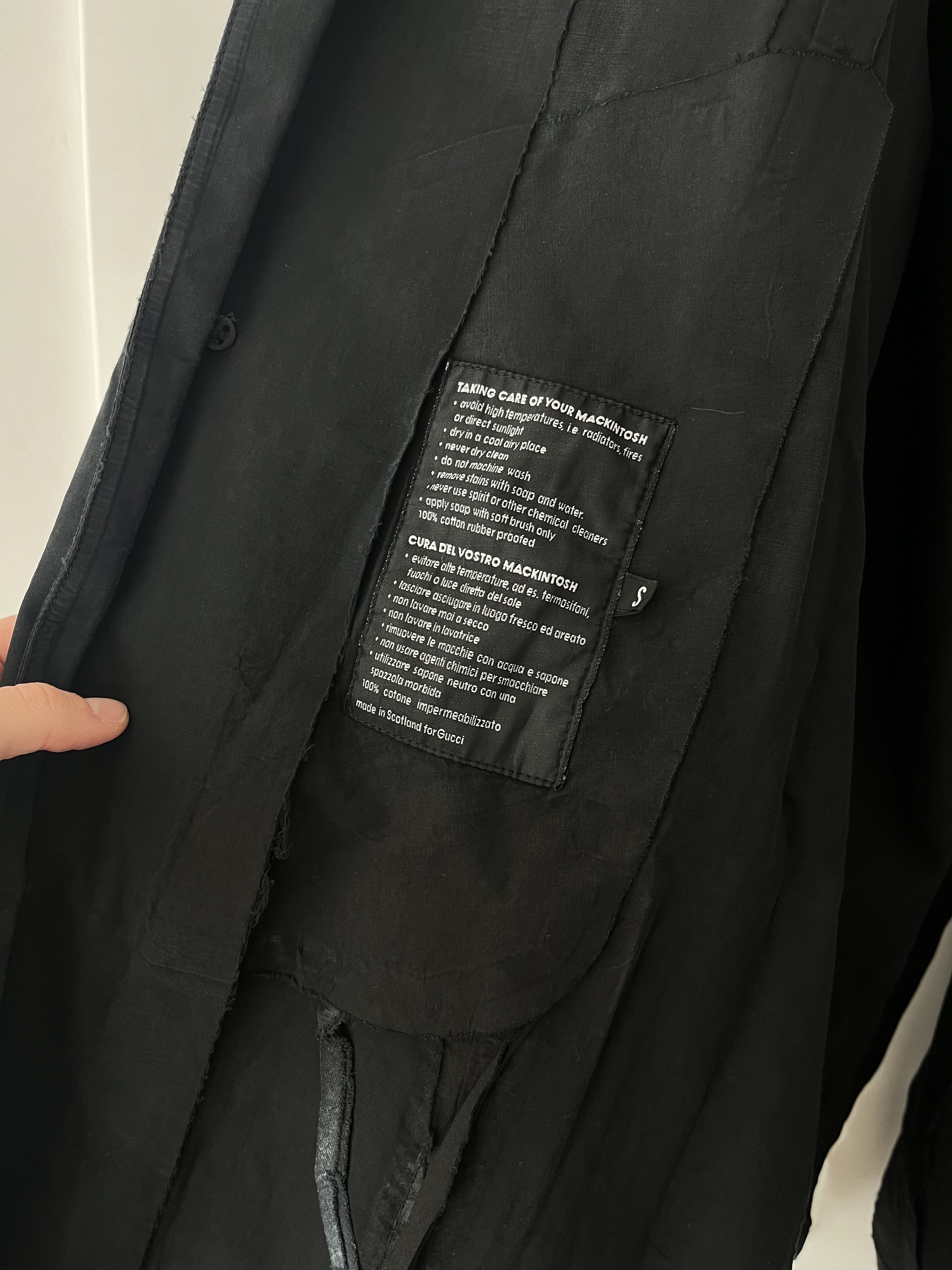 Gucci Gucci Tom Ford Macintosh Mac Coat Raincoat Jacket Trench 90s Size US S / EU 44-46 / 1 - 5 Thumbnail