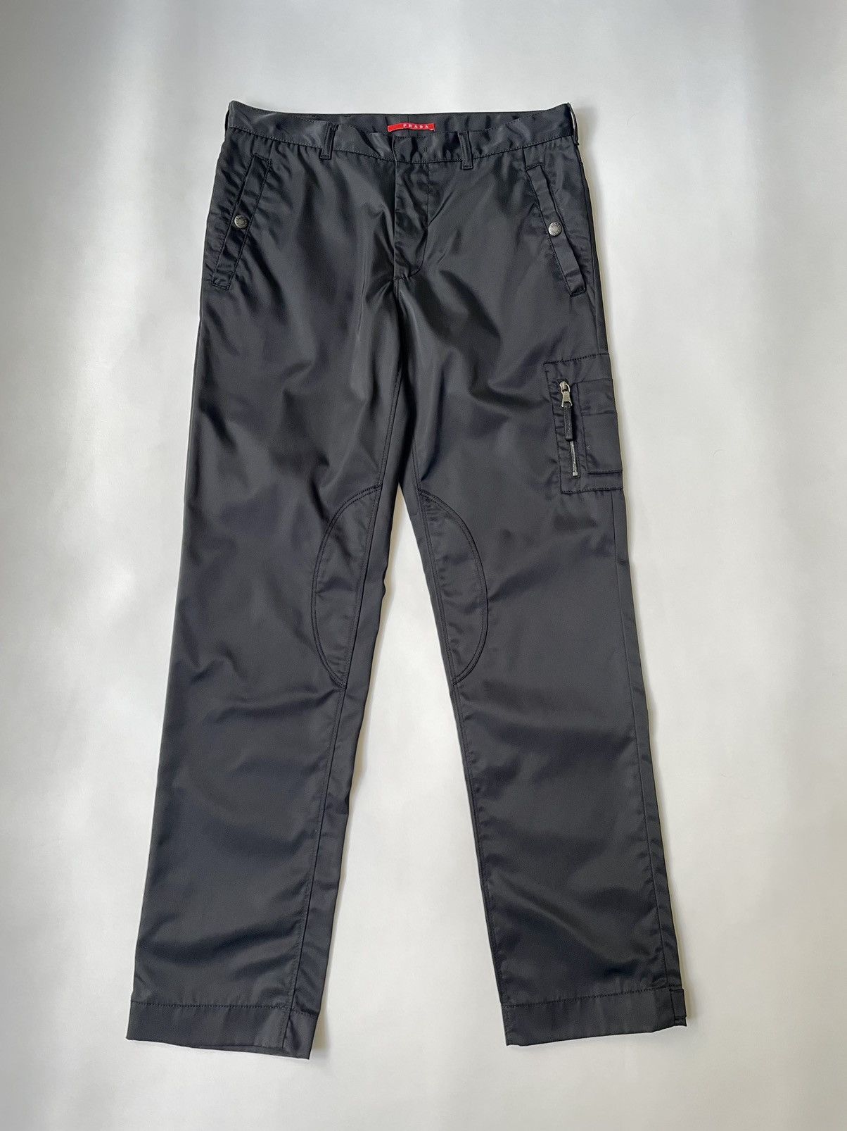 Prada A/W 06 Black Nylon MA-1 Cargo Trousers Size US 32 / EU 48 - 17 Thumbnail