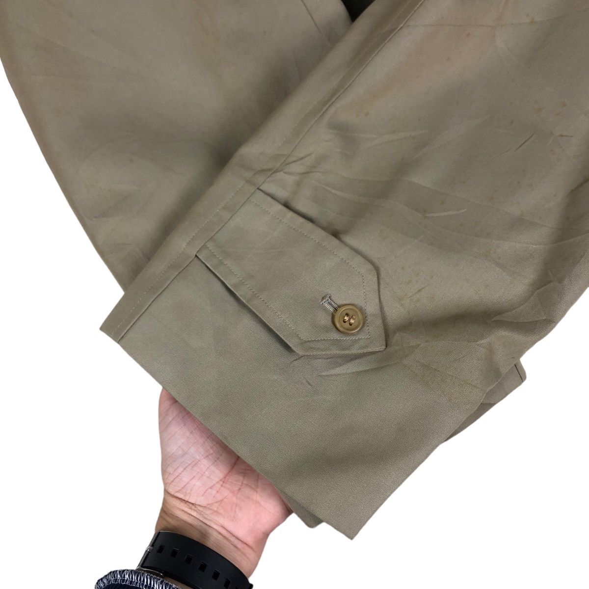 Burberry 🔥90’s VINTAGE TRENCH COAT BURBERRY NOVA CHECK LINING Size US M / EU 48-50 / 2 - 11 Thumbnail