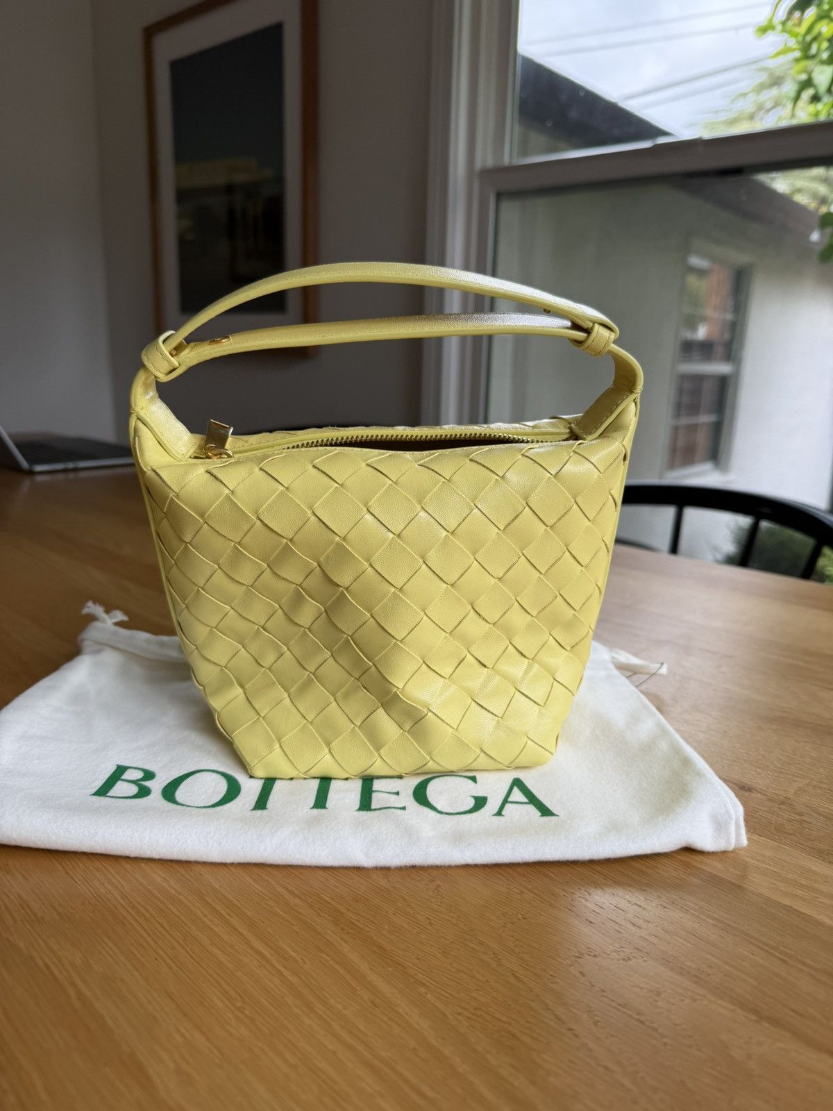 Bottega Veneta Nappa Intrecciato Mini Wallace Buttercup