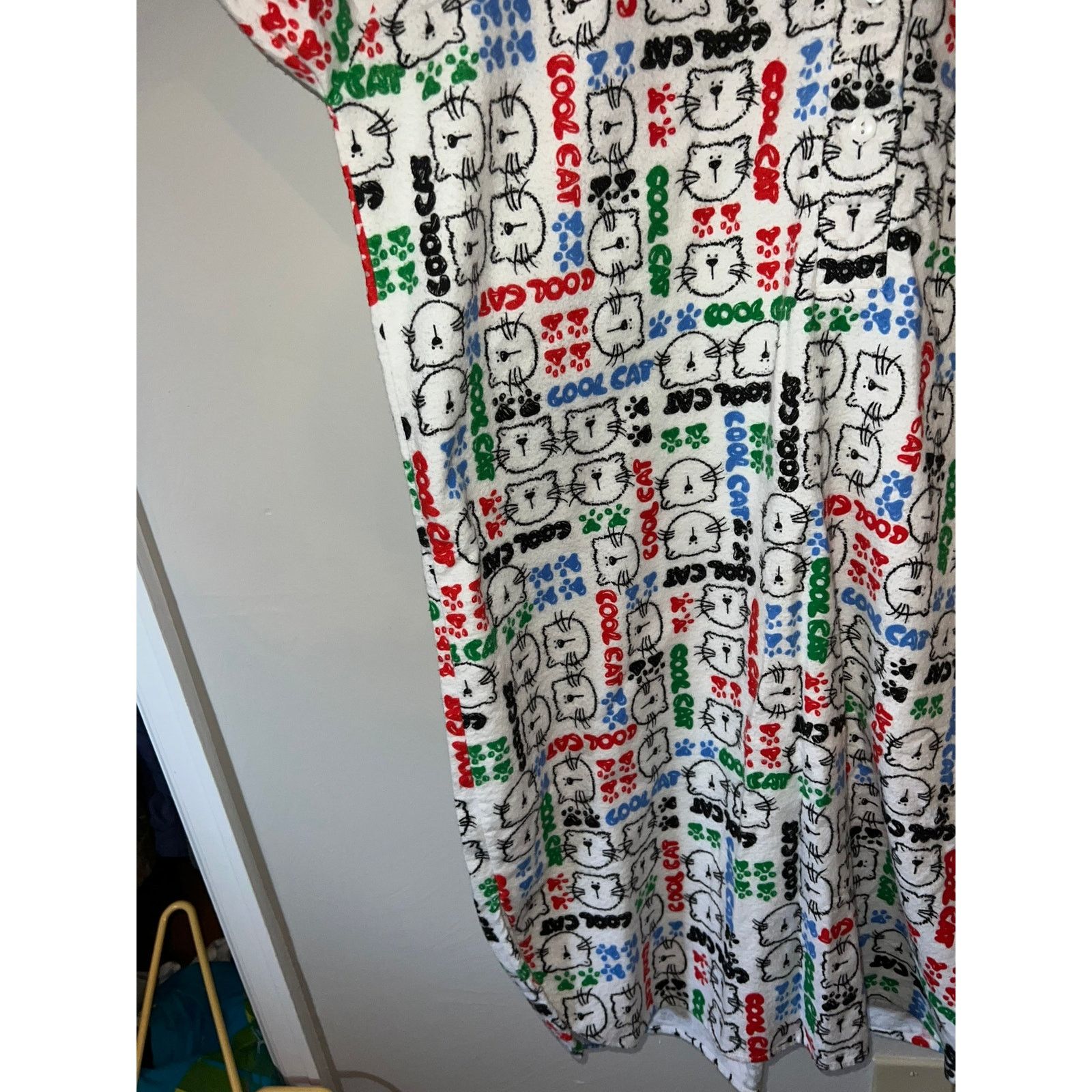 Vintage Vintage Sleeper Shirt Sleep Gown Top Cool Cat OS Sleepwear Size L / US 10 / IT 46 - 6 Thumbnail