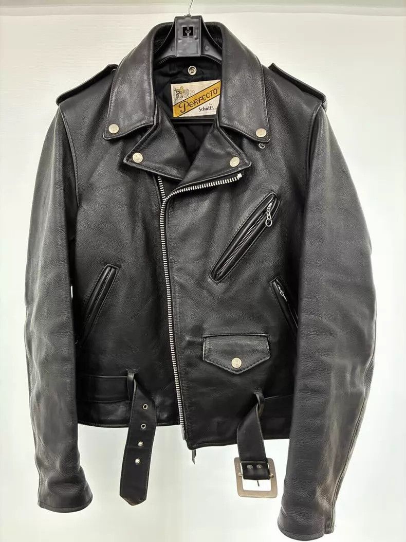 Schott Schott Classic motorcycle leather jacket Size US S / EU 44-46 / 1 - 1 Thumbnail