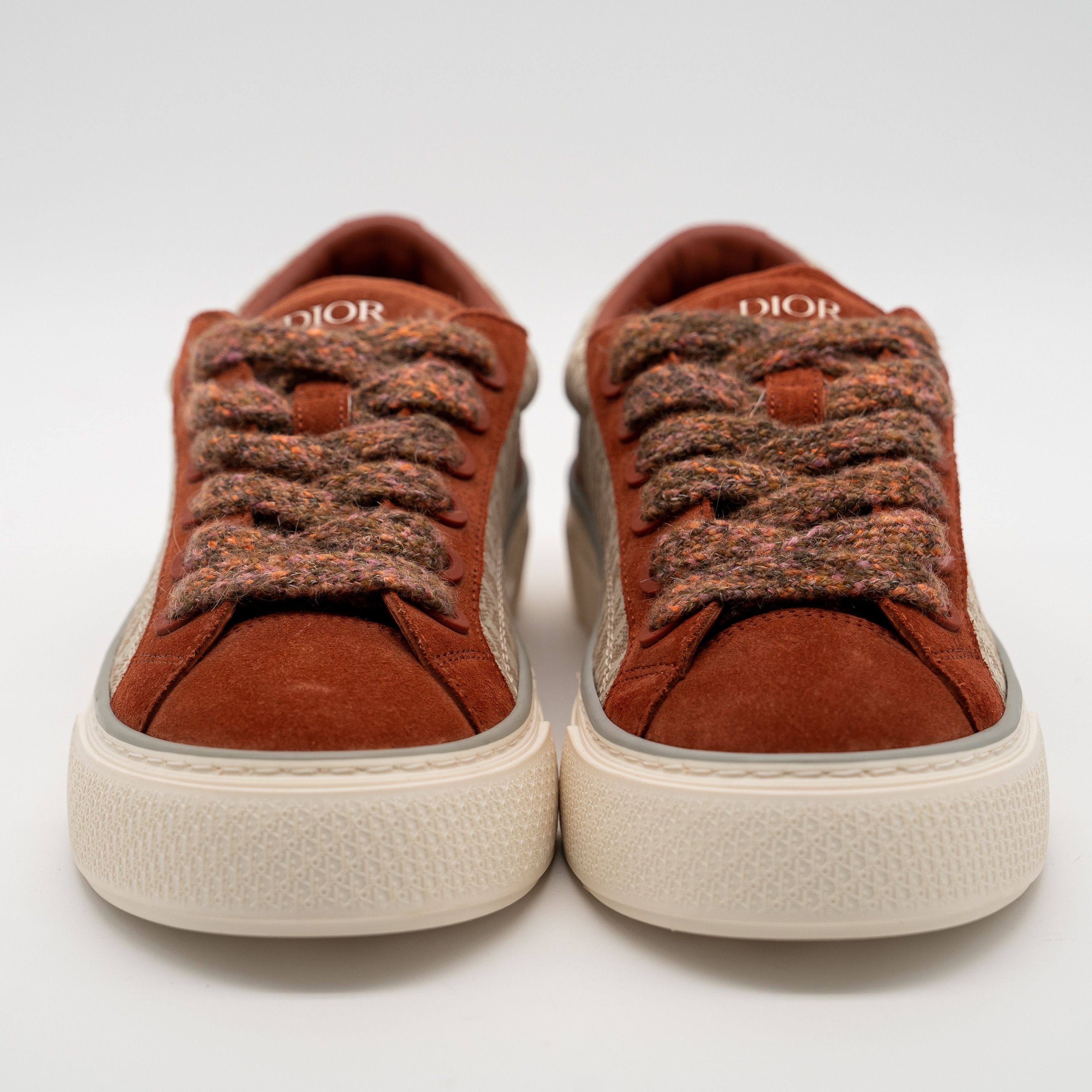 Dior 41eu 8 US Dior B33 Tennis Red Suede Sneakers Canvas Size US 8 / EU 41 - 2 Thumbnail