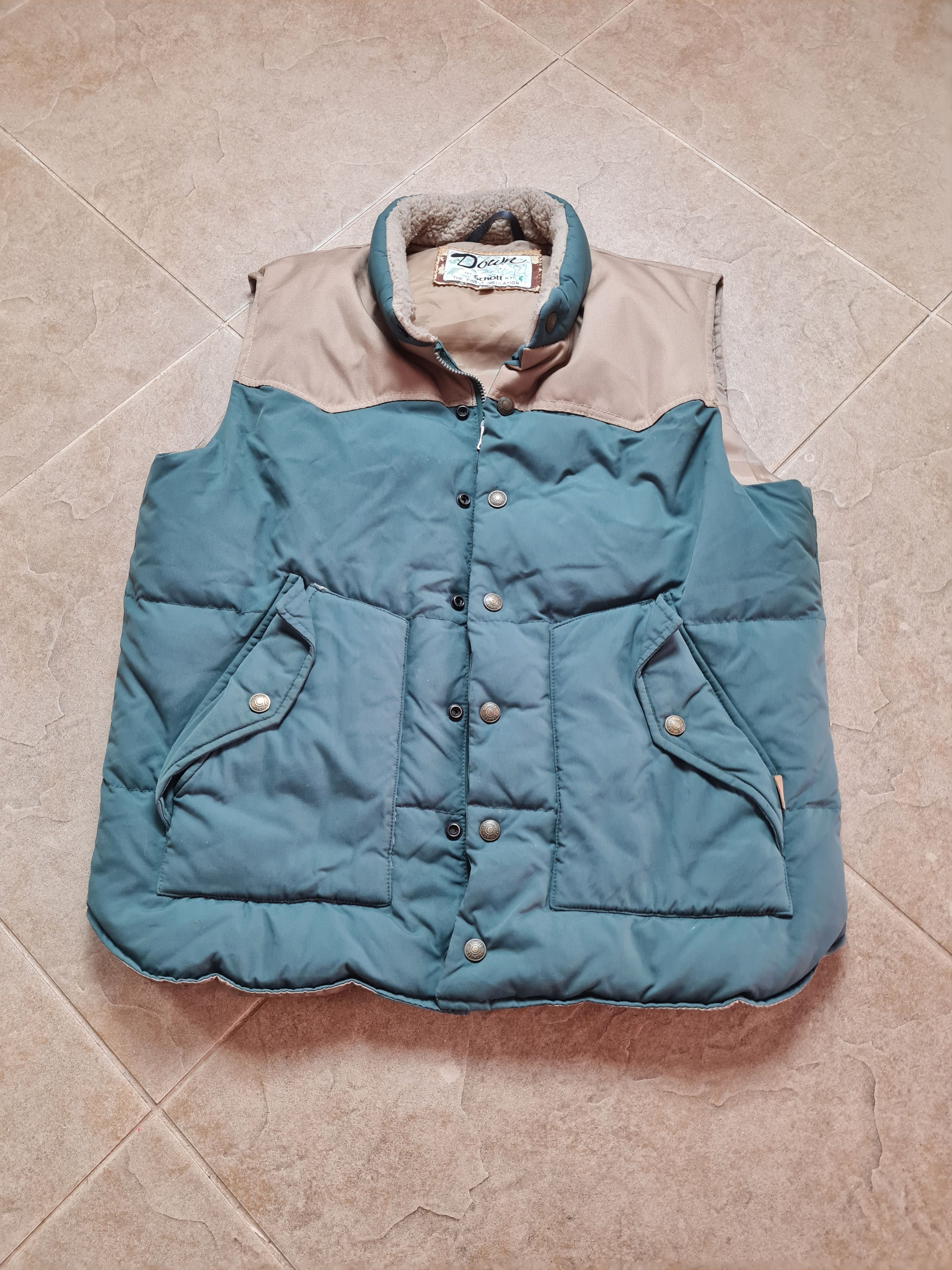 Schott VINTAGE US SCHOTT 126 GOOSE DOWN TAN DOWN VEST JACKET SIZE M Size US M / EU 48-50 / 2 - 1 Thumbnail