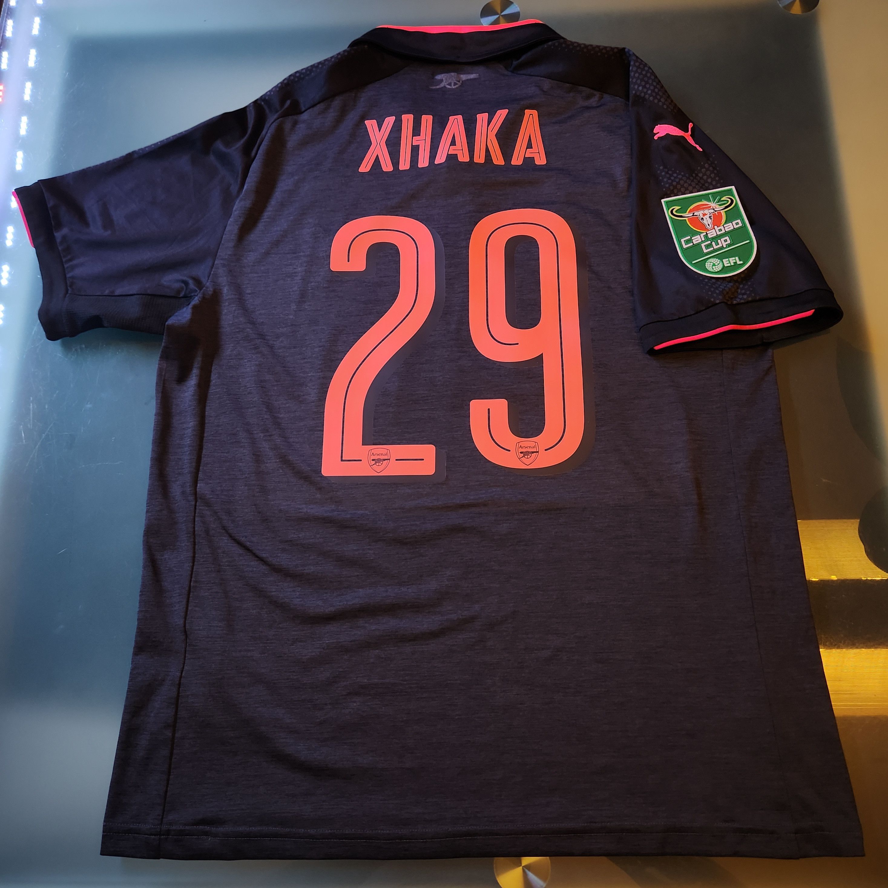 Puma Authentic Arsenal XHAKA 2017-2018 17/18 3rd Third Jersey Size US M / EU 48-50 / 2 - 1 Thumbnail