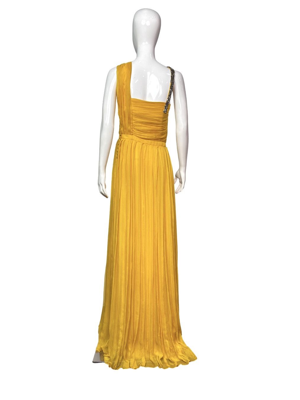 John Galliano John Galliano One-Shoulder Silk Evening Gown Size M / US 6-8 / IT 42-44 - 4 Thumbnail