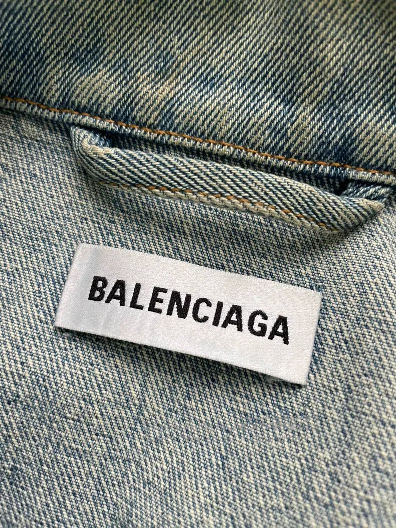 Balenciaga Balenciaga Denim Jacket Size S / US 4 / IT 40 - 4 Thumbnail