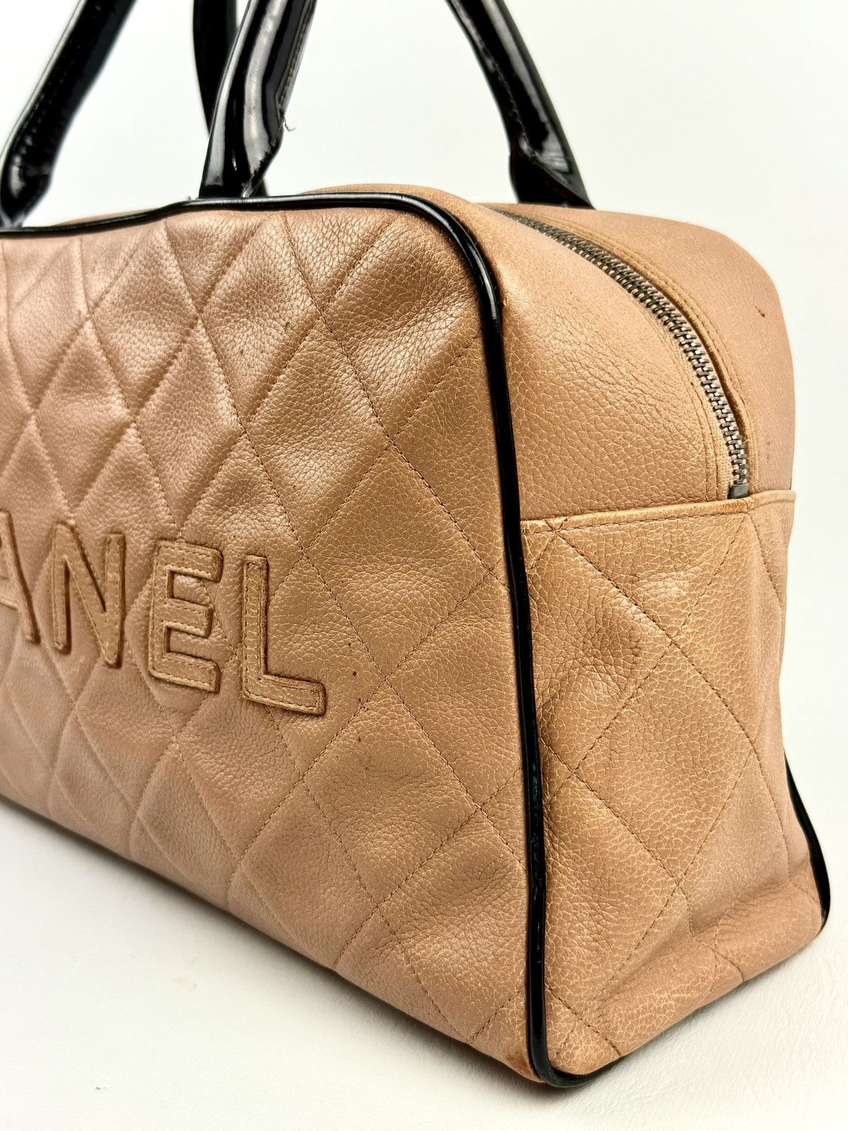 Chanel Chanel - 2002 - Caviar - Matelassé - Bowling Bag Size ONE SIZE - 5 Thumbnail