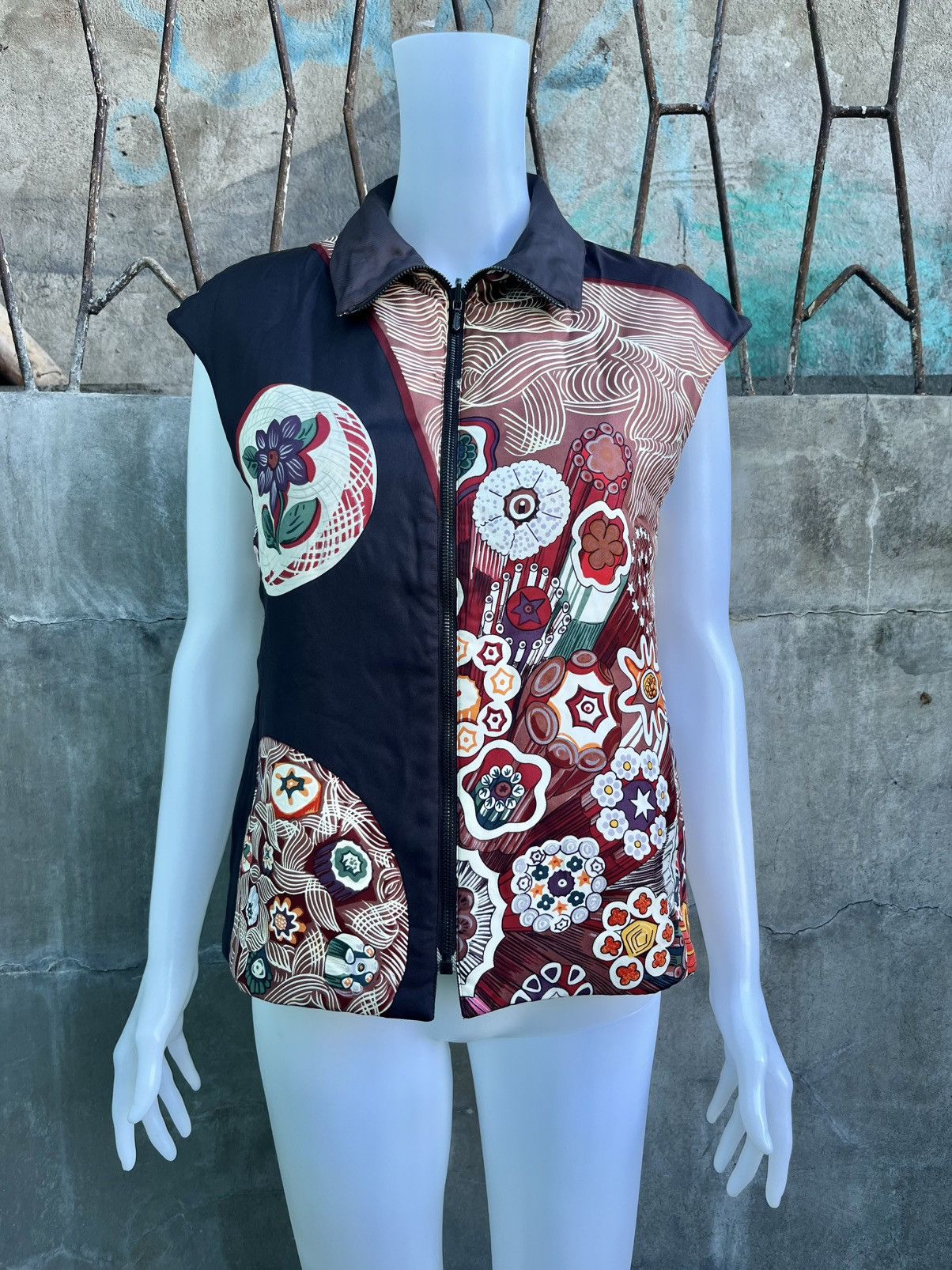 Hermes Sulfure & Presse Papiers II Reversible Padded Vest Size L / US 10 / IT 46 - 1 Thumbnail
