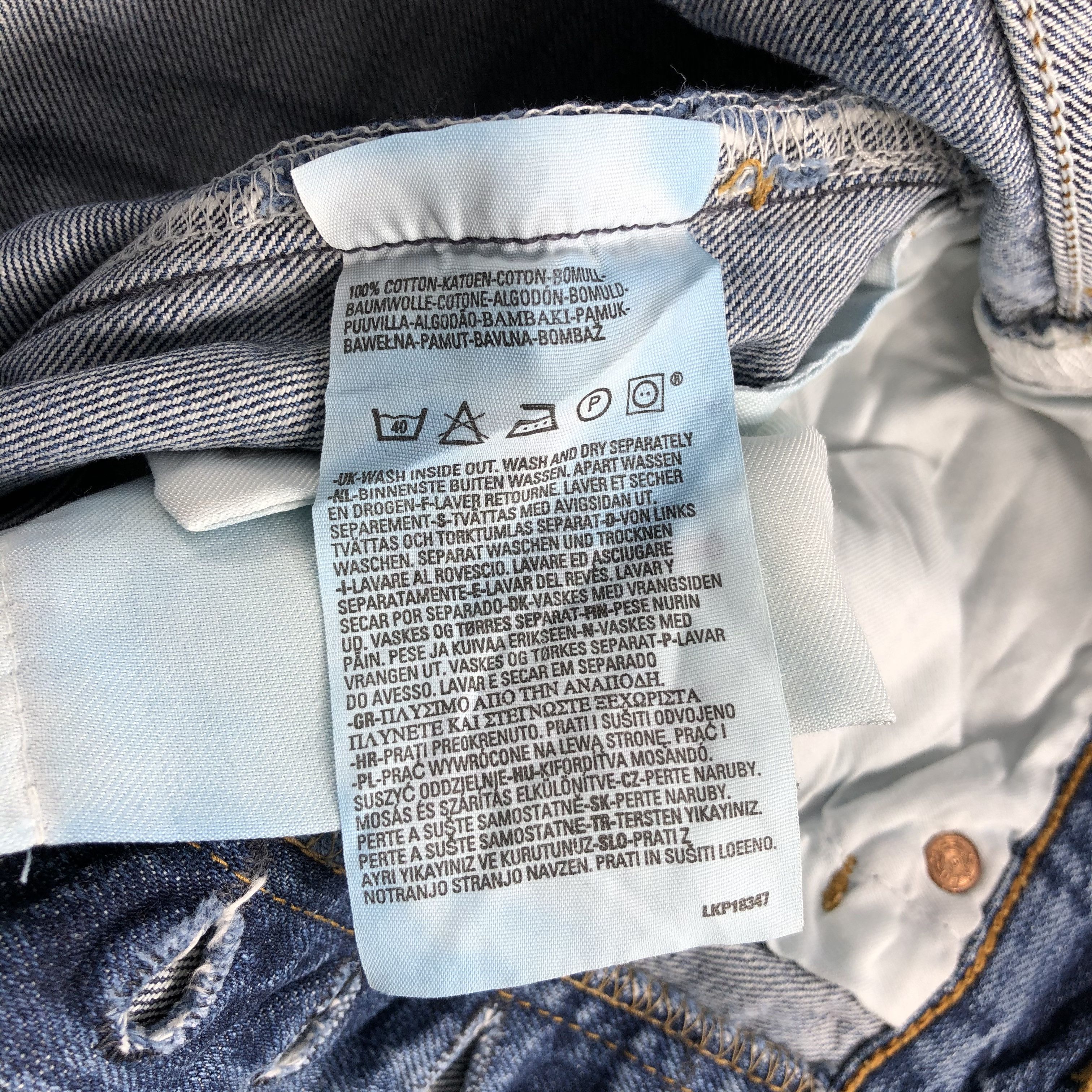 Levi's Vintage 90s Levis Jeans Lot 501-JM964 Size US 31 - 10 Thumbnail