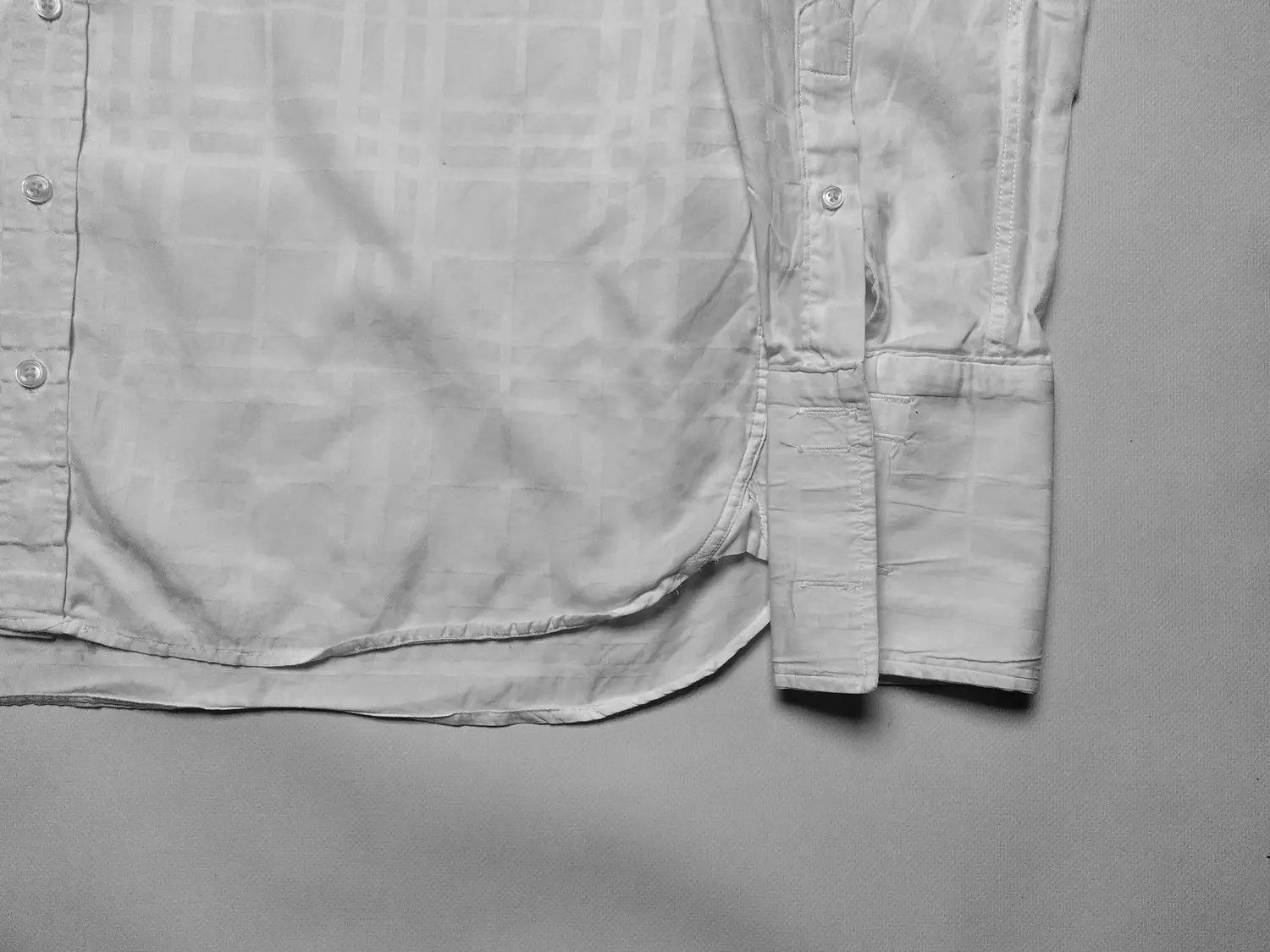 Burberry × Vintage Burberry London cufflinks white checkered shirt Size US XL / EU 56 / 4 - 5 Thumbnail