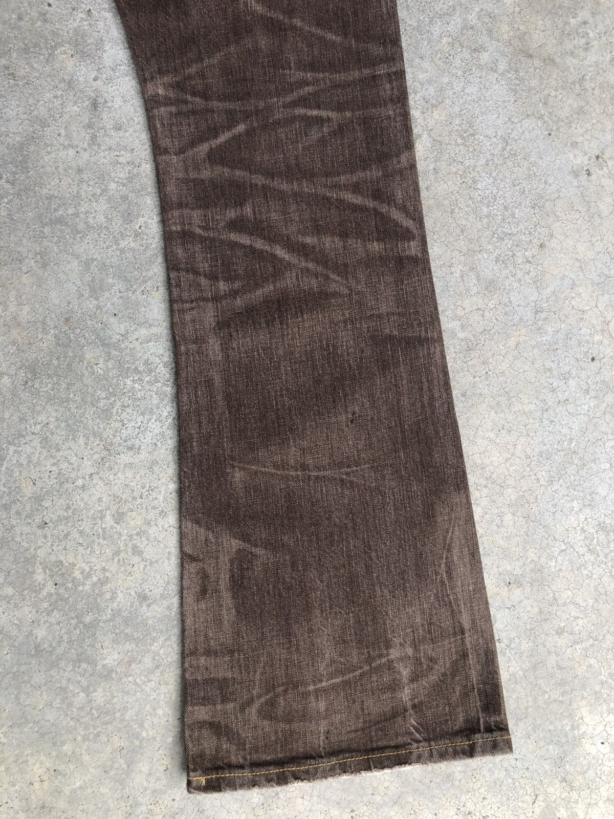 If Six Was Nine Japanese Edwin Flared Jeans Distressed Jeans Size US 34 / EU 50 - 11 Thumbnail