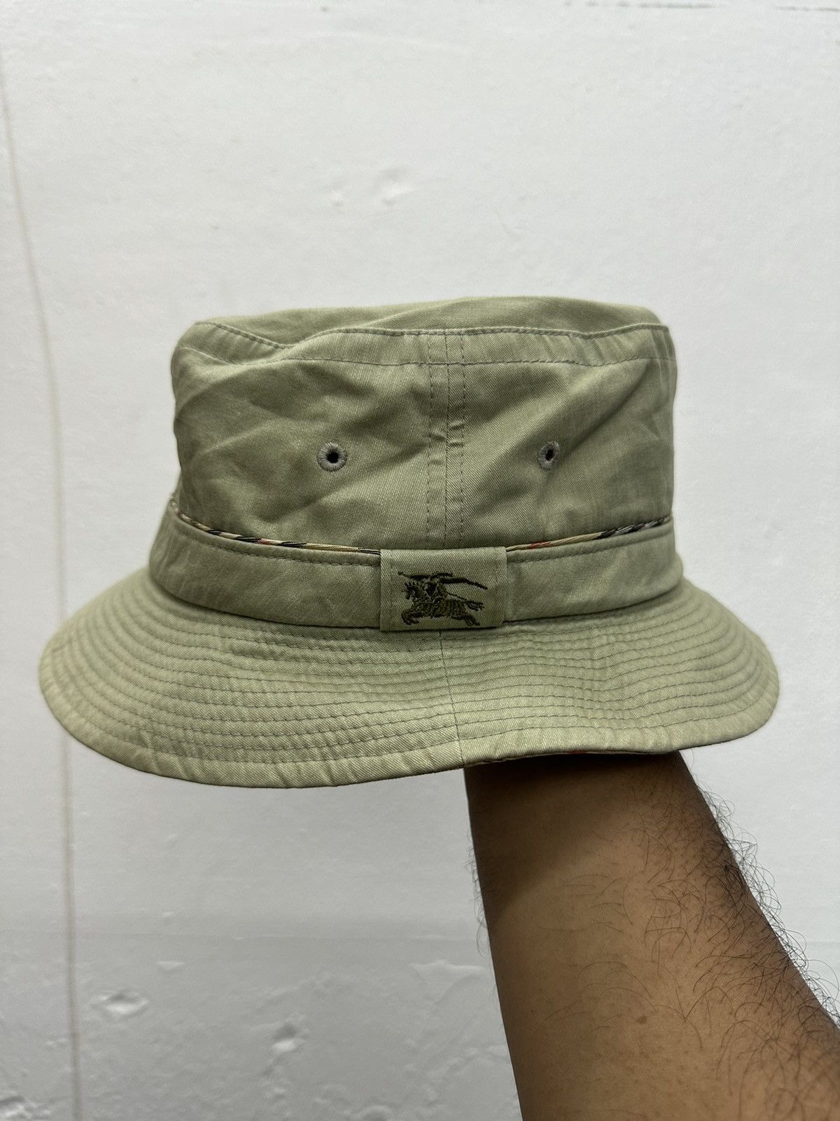 image of 90’S Burberrys Nova Check Bucket Hat in Nova Checked, Men's