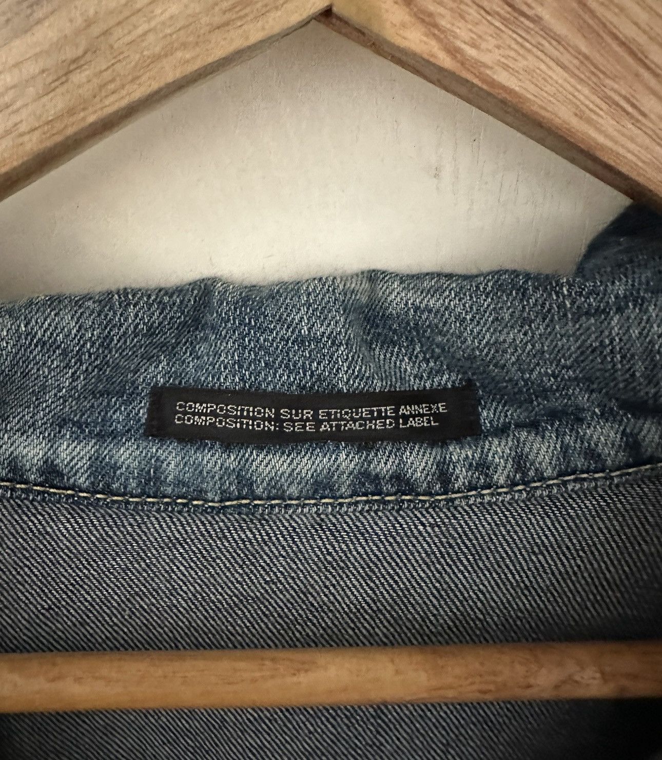 Yohji Yamamoto Yohji Yamamoto Pour Homme 21ss - Deconstructed Denim Jacket Size US M / EU 48-50 / 2 - 3 Thumbnail