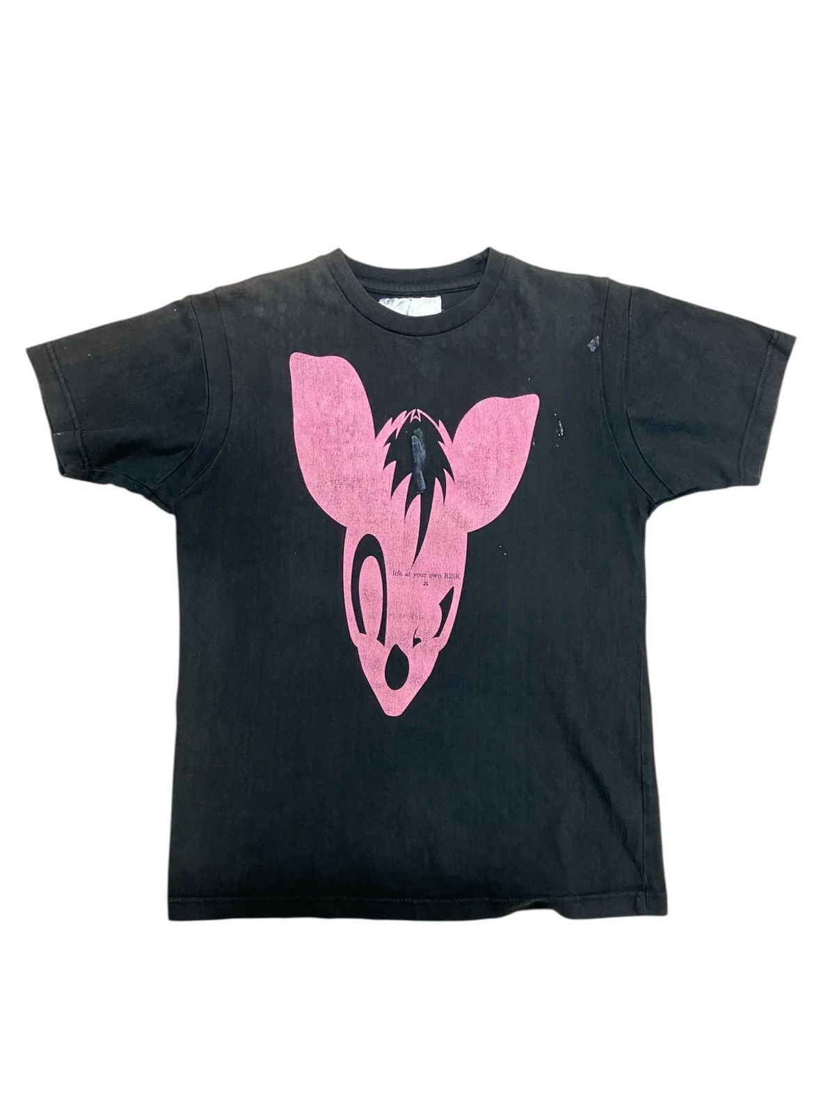 Japanese Brand Vintage Risk Punk Bunny T Shirt Size US S / EU 44-46 / 1 - 1 Thumbnail
