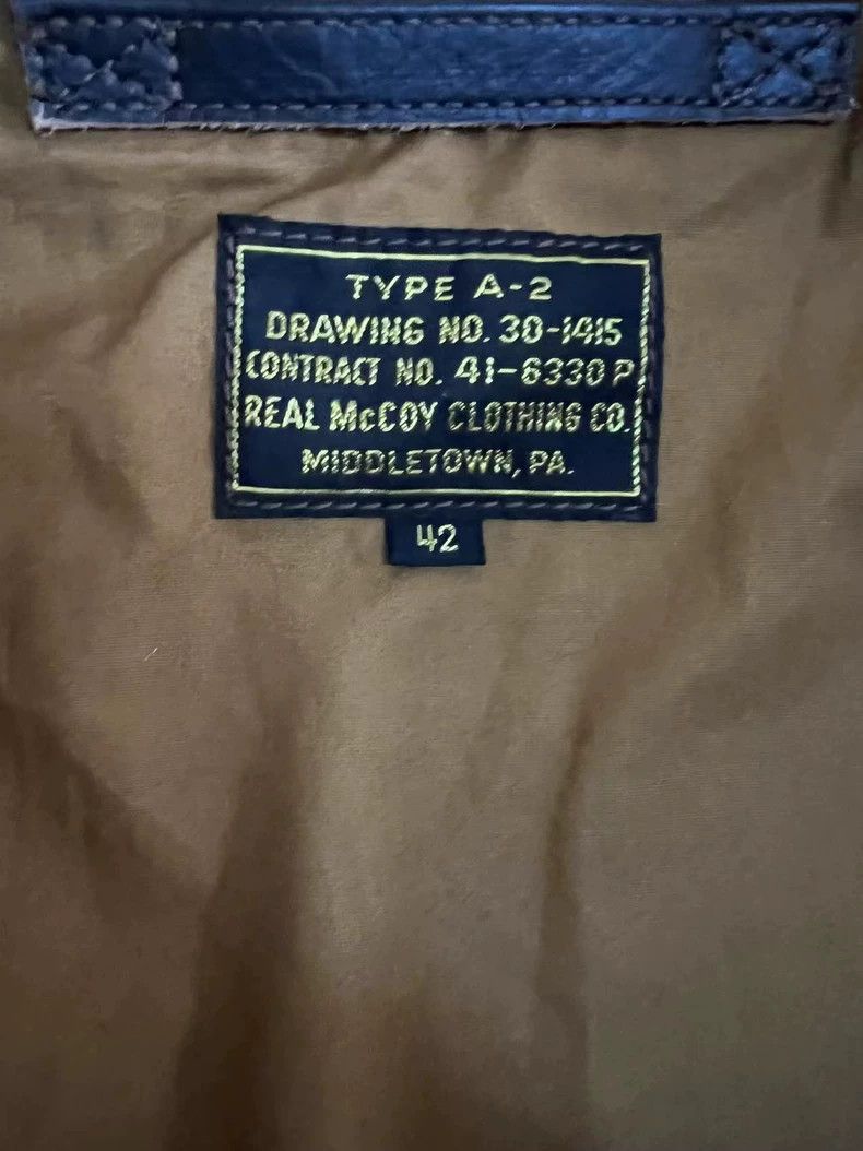 The Real McCoy's The Real McCoy'sSize 42A2 Leather Jacket 2504-Nextarrow Size US S / EU 44-46 / 1 - 4 Thumbnail