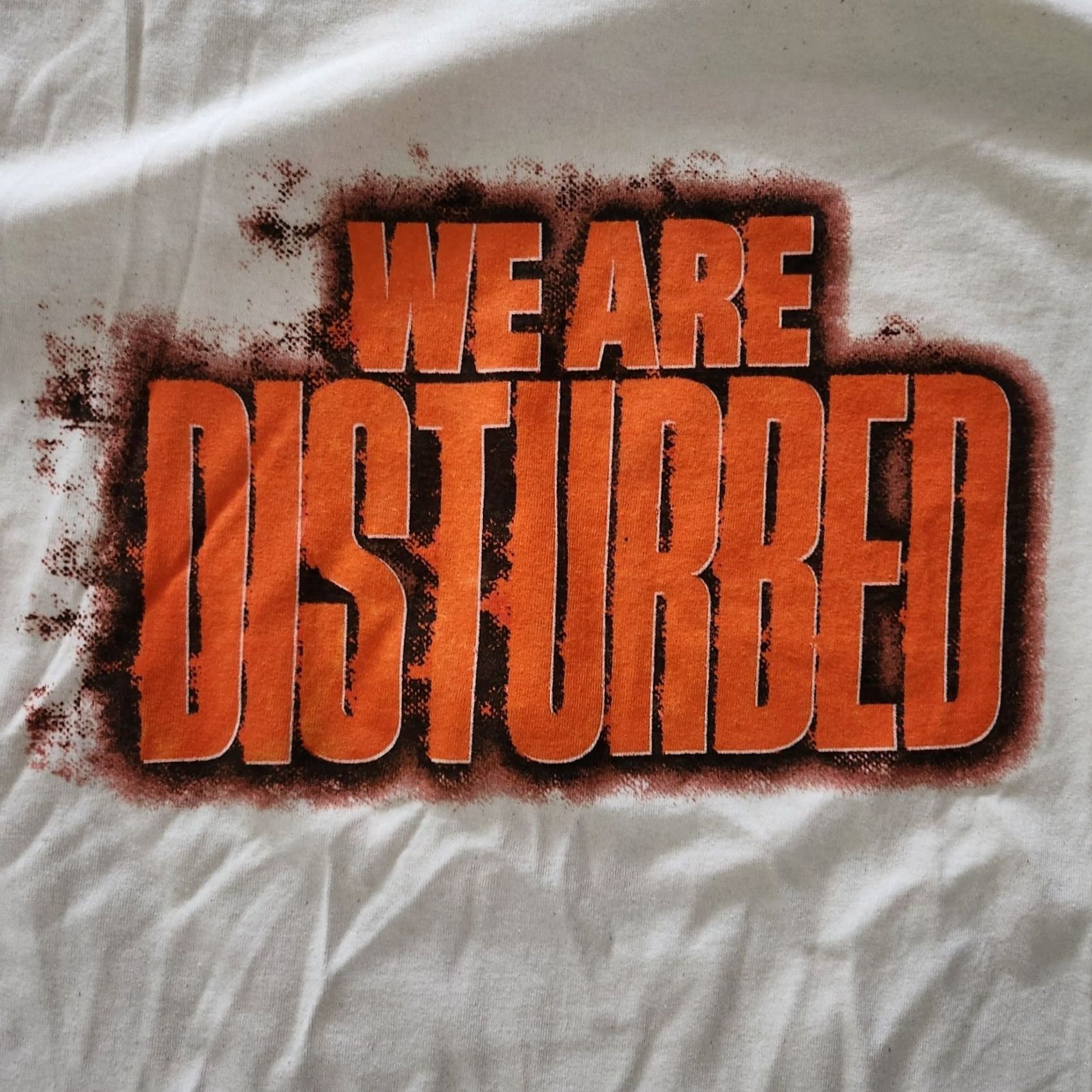 Doublet We Are Disturbed 2023 Tour Shirt Band Tee Double-Sided Rock Metal New L White Mens T-Shirt Size US L / EU 52-54 / 3 - 2 Thumbnail
