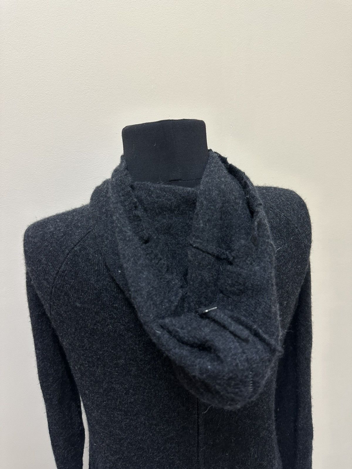 Japanese Brand × Rundholz Rundholz DIP Black Label Avant Garde Zip Hooded Wool Jacket Size S / US 4 / IT 40 - 11 Thumbnail