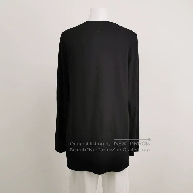 Loewe Loewe Cotton Solid Color Openwork Round Neck T-Shirt Size S / US 4 / IT 40 - 2 Thumbnail