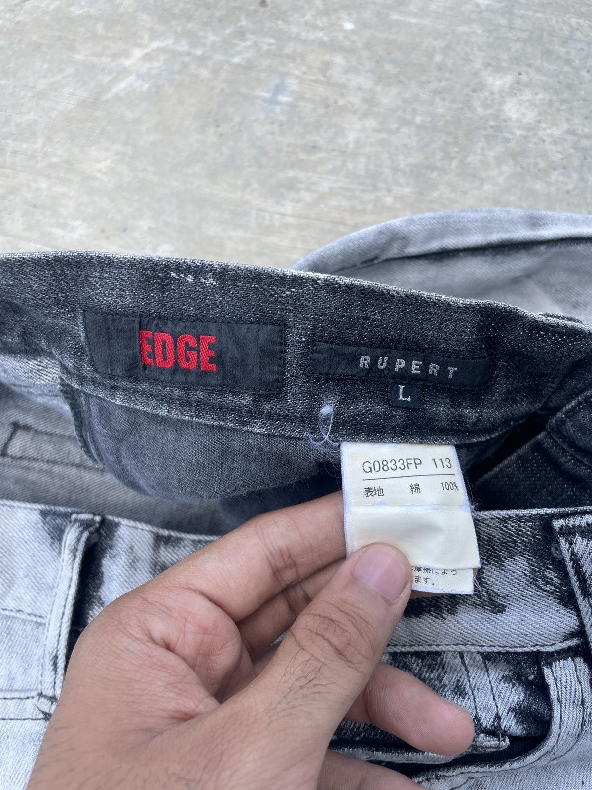 Japanese Brand 💥RARE💥2000s JAPANESE BRAND EDGE RUPERT GRAPHIC FLARE PUNK Size US 31 - 3 Thumbnail