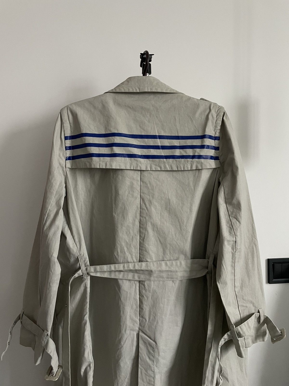 Jean Paul Gaultier Jean Paul Gaultier Linen Beige Trench Coat RARE Size L / US 10 / IT 46 - 3 Thumbnail