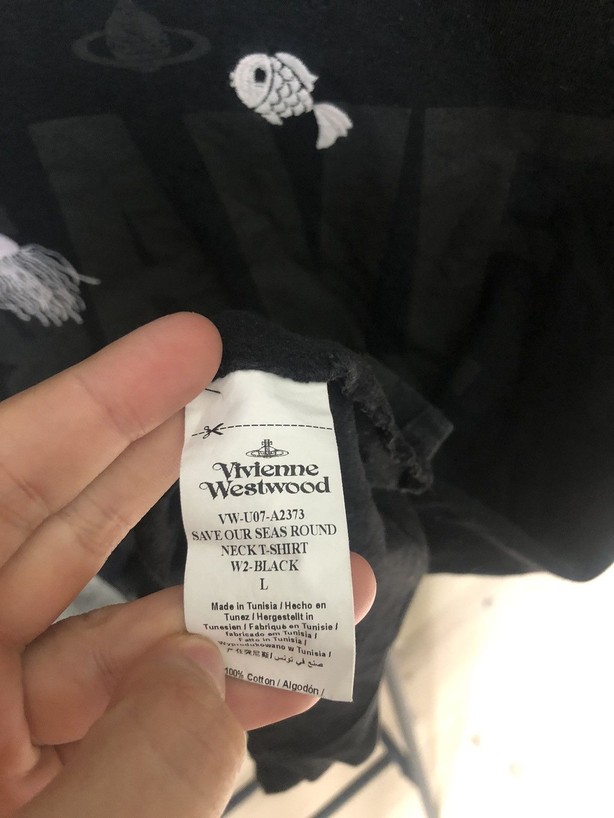Japanese Brand × Vintage × Vivienne Westwood VIVIENNE WESTWOOD ANGLOMANIA “SAVE OUR SEAS” WASHED TEE Size US L / EU 52-54 / 3 - 3 Thumbnail