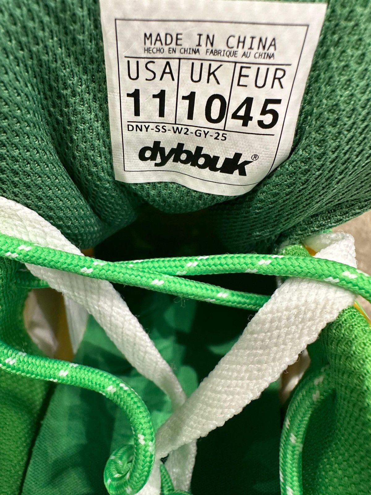 Dybbuk DYBBUK - Vortex V.2 Sneakers Yellow Green Size US 11 / EU 44 - 6 Thumbnail
