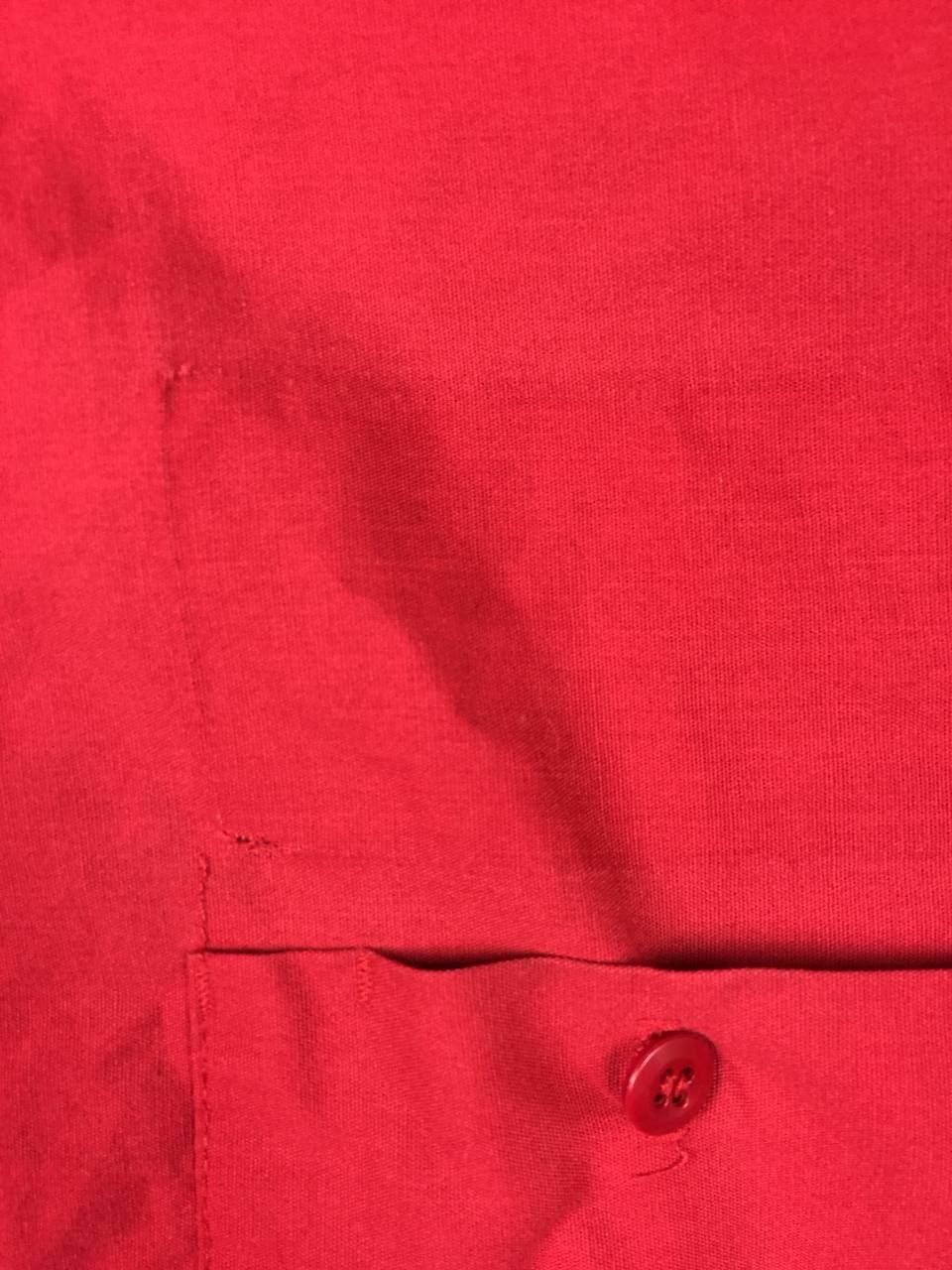 Vintage Vtg WearGuard Made in Usa Red Industrial Work Shirt Size US L / EU 52-54 / 3 - 4 Thumbnail