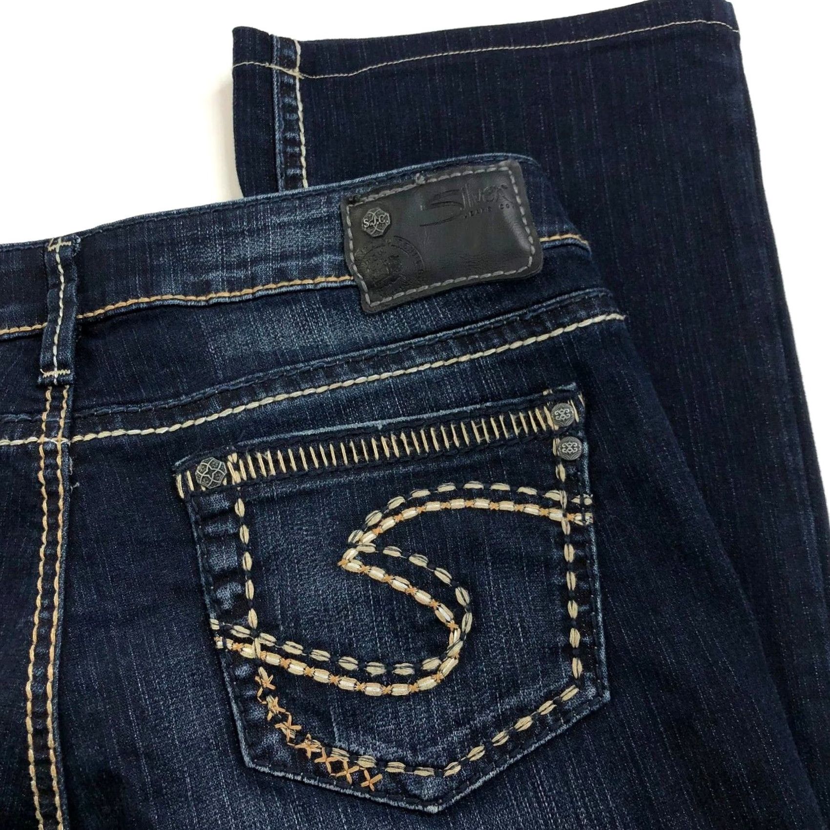 Silver Jeans Co. Silver Jeans MINT Aiko Bootcut Jeans 29 x 33 Low Rise Stretch 5-Pocket Denim Women Unspecified IN 32W 31L Vintage: No Size 29" - 2 Thumbnail
