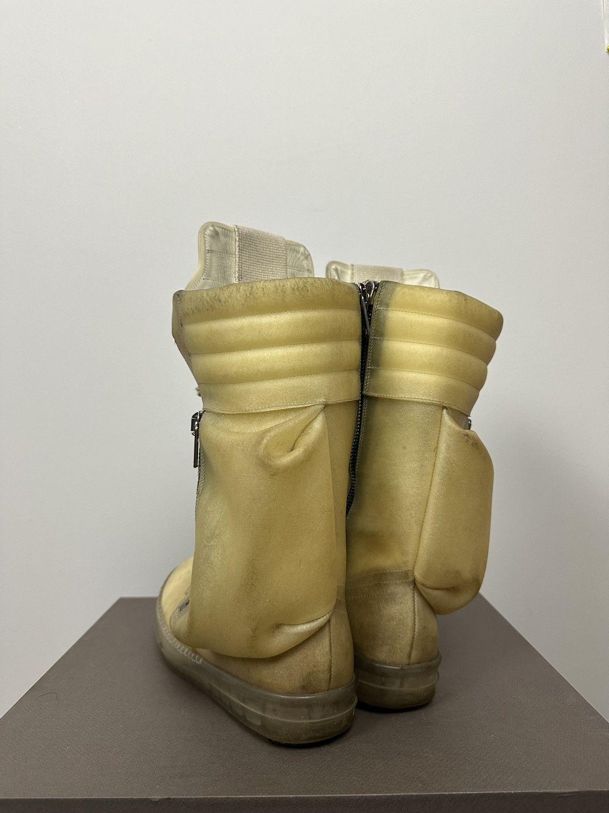 Rick Owens SS23 ‘EDFU’ Apparation Leather Cargobasket Sneaker Size US 10 / EU 43 - 3 Thumbnail