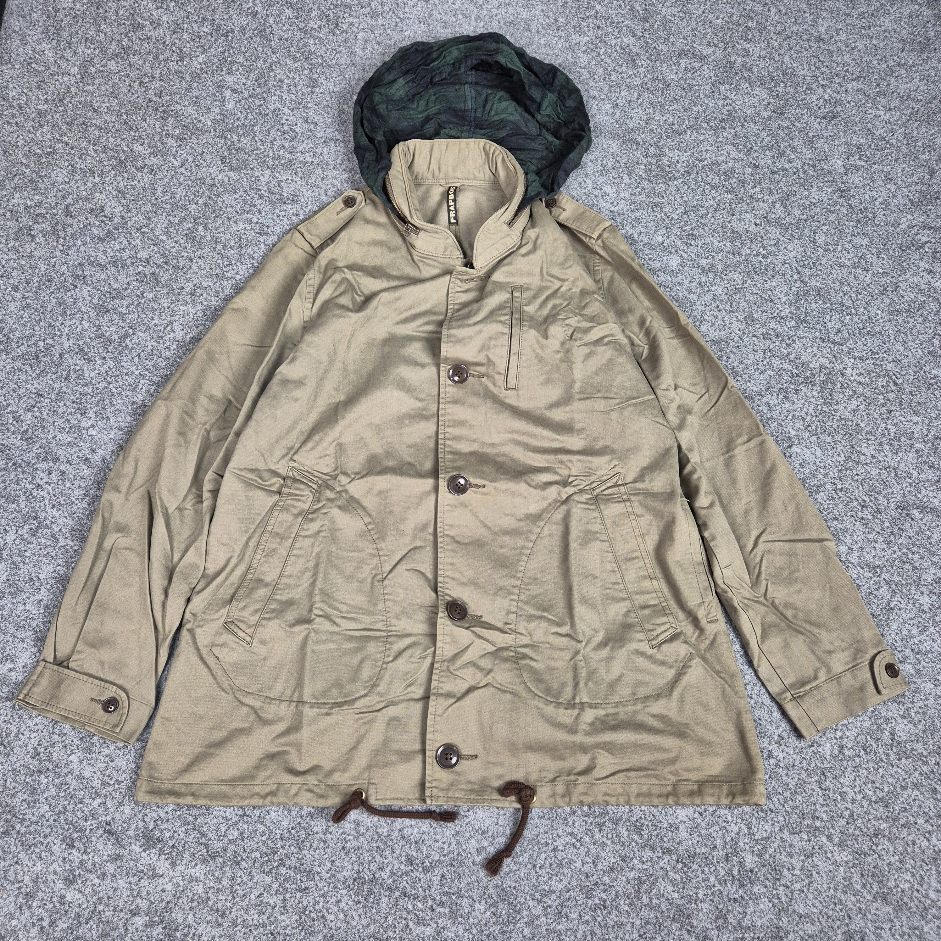 Frapbois issey miyake parca military jacket