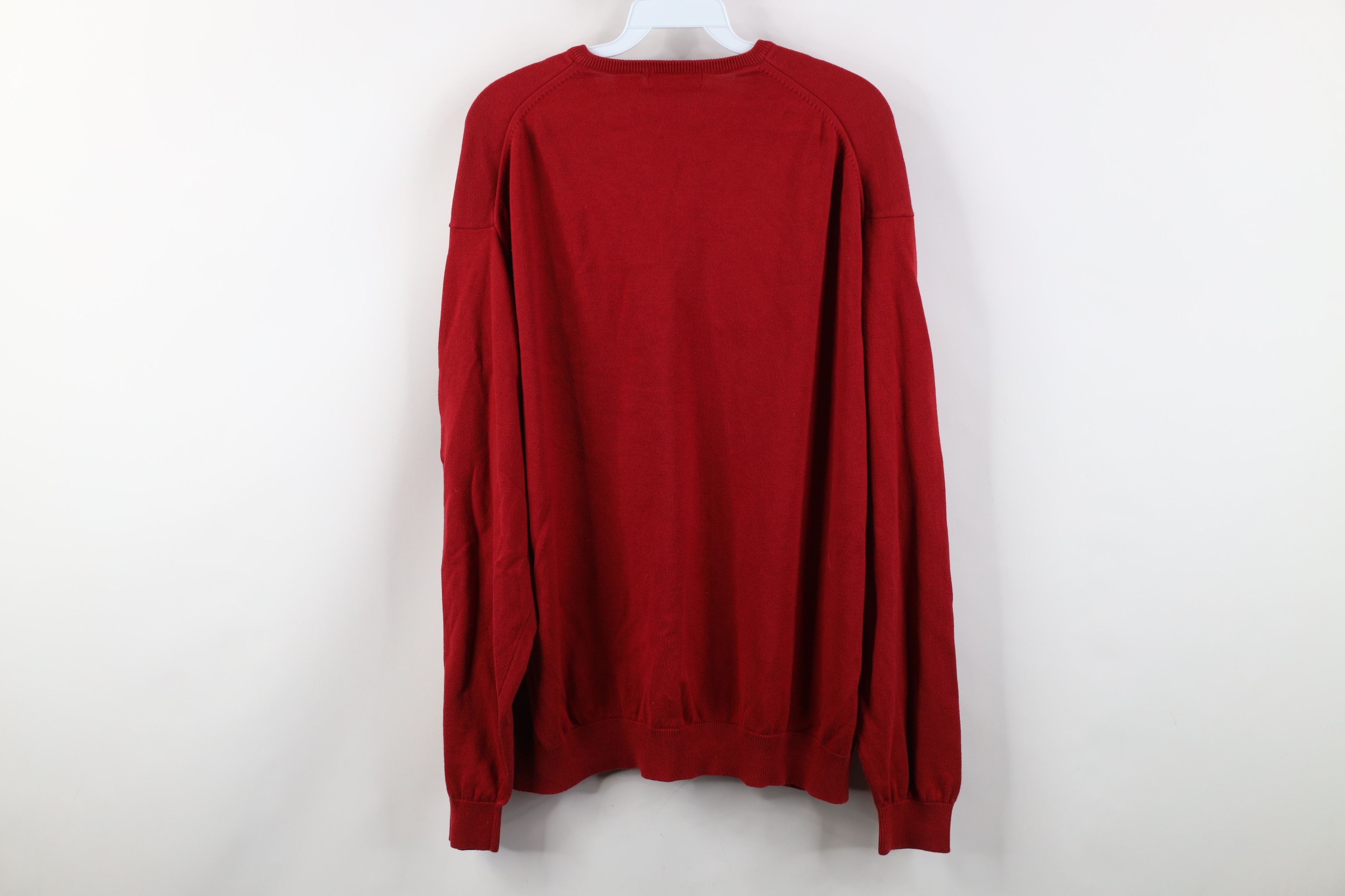 Vintage Vintage 90s Y2K Ohio State University Ribbed Sweater Red Size US XXL / EU 58 / 5 - 10 Thumbnail