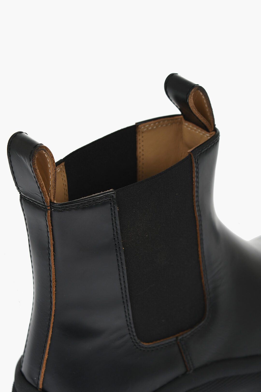 Jil Sander og1mm0625 Leather Chelsea Booties in Black Size US 11 / EU 44 - 5 Thumbnail