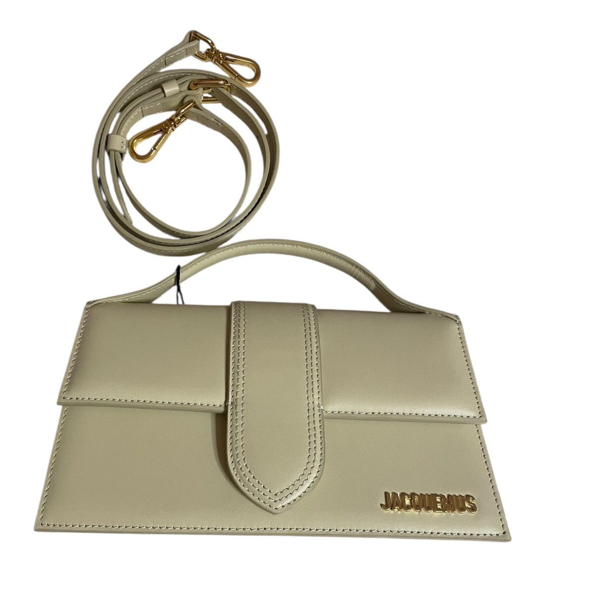 Jacquemus Jacquemus Le Grand Bambino Beige Gold Size ONE SIZE - 3 Thumbnail