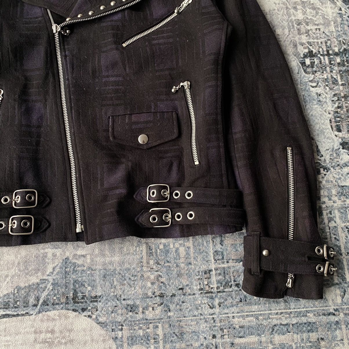 14th Addiction × If Six Was Nine × Le Grande Bleu (L.G.B.) Black Peace Now Punk Rider Jacket Size US M / EU 48-50 / 2 - 7 Thumbnail