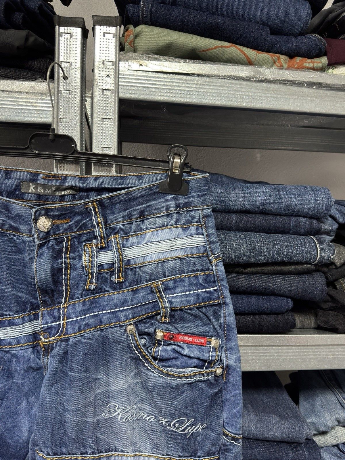 Other Kosmo Lupo y2k Denim Zipper Japan Style Distressed Jeans Size US 34 / EU 50 - 3 Thumbnail