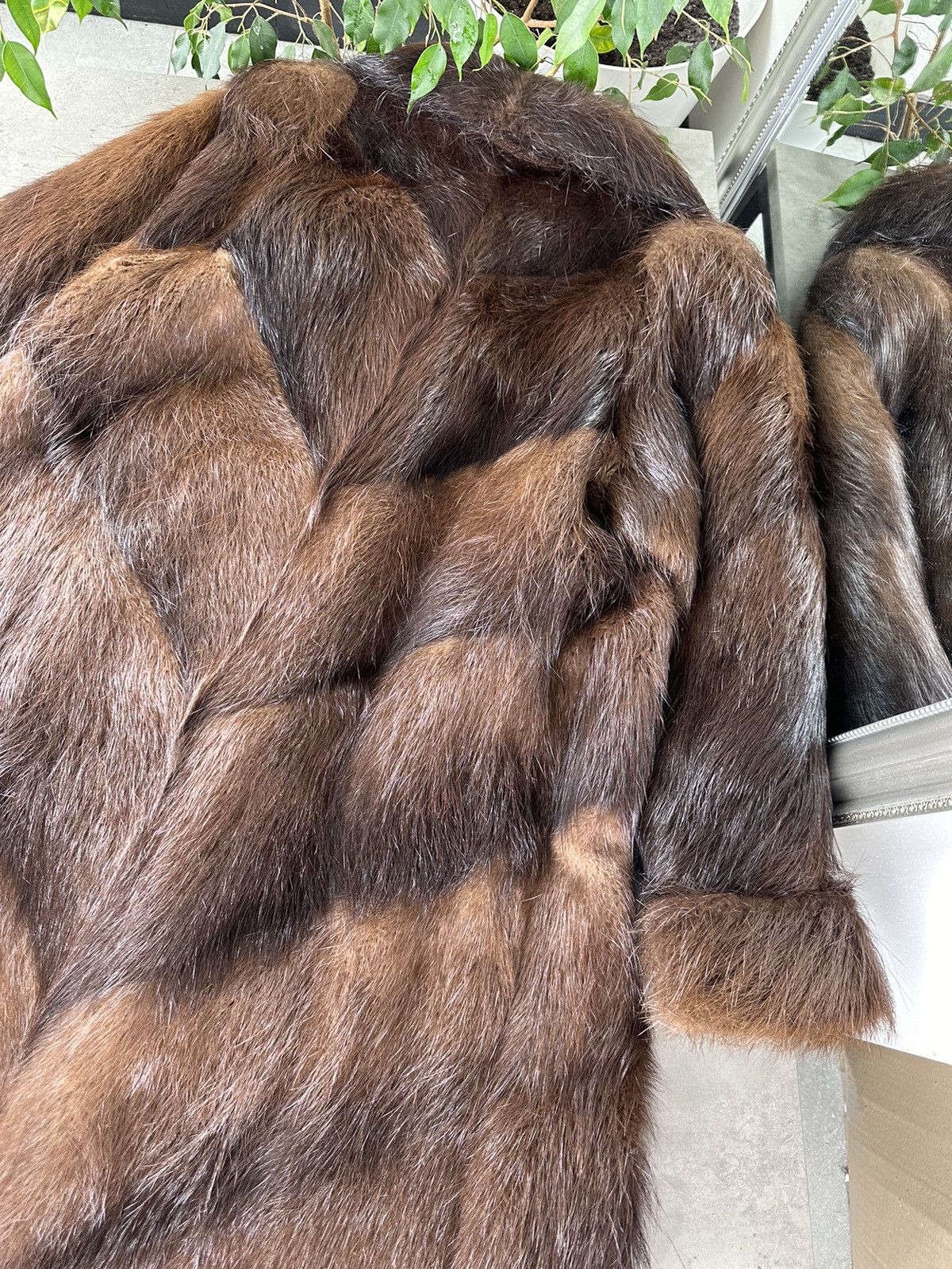 Japanese Brand Vintage Natural Fur Coat Size M / US 6-8 / IT 42-44 - 9 Thumbnail