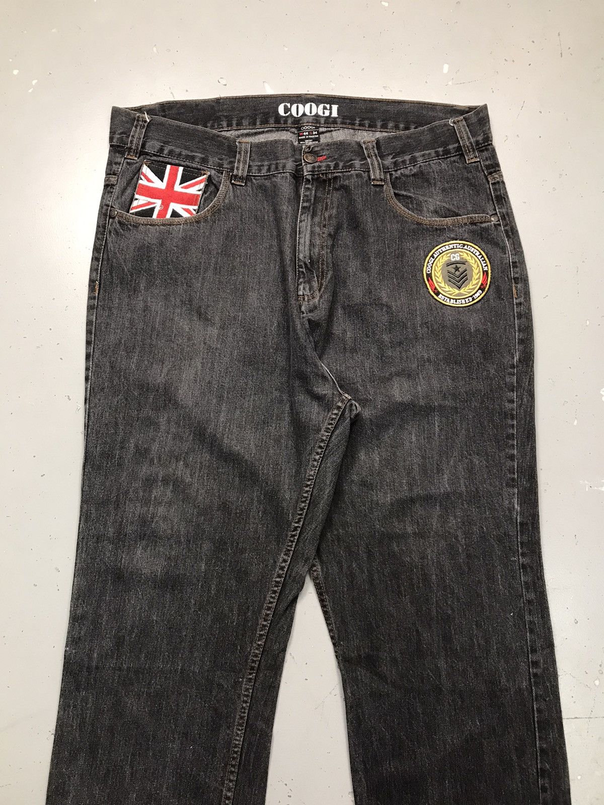 Coogi Vintage Coogi crazy patchwork baggy denim Size US 44 / EU 60 - 4 Thumbnail