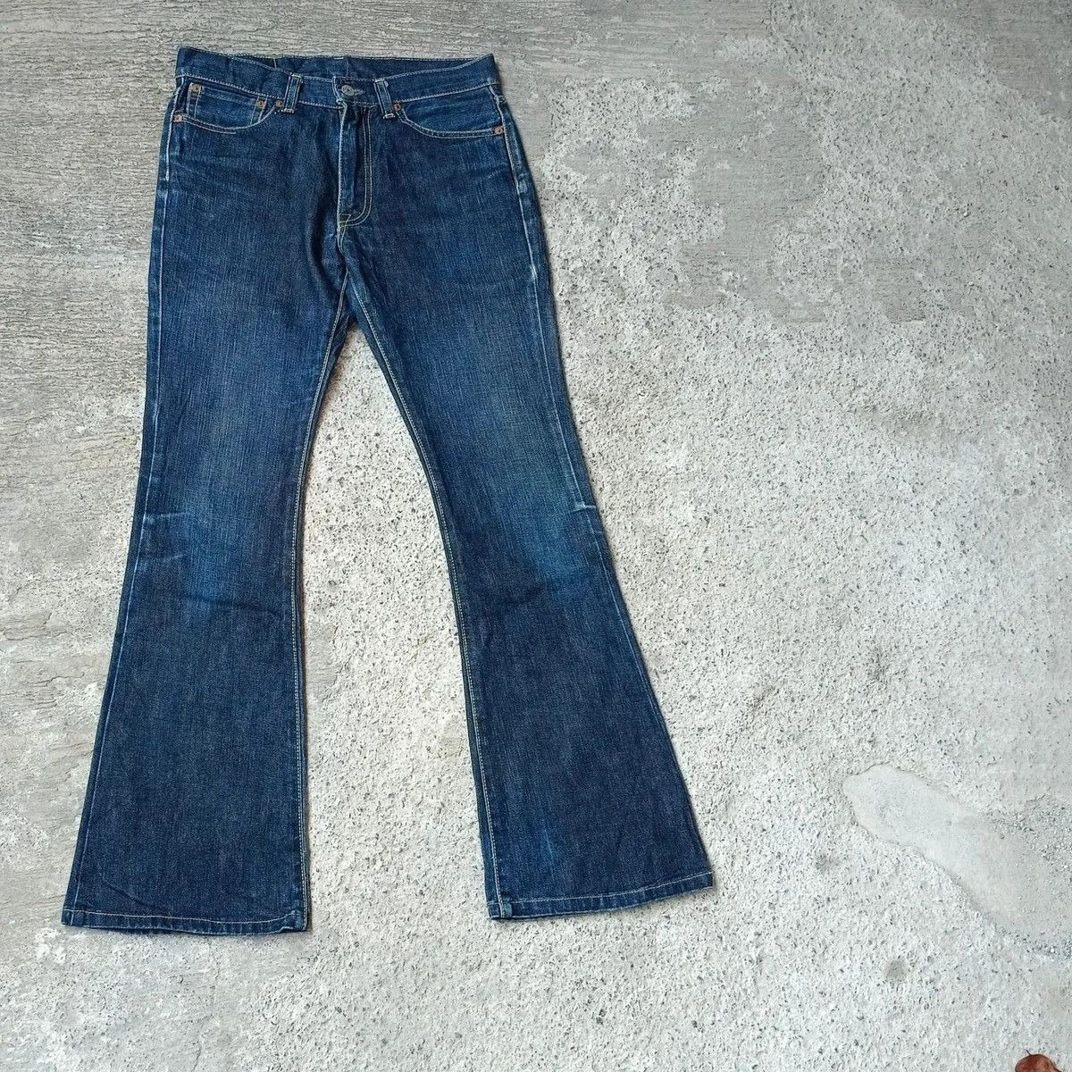 Other 🔥Rare🔥TJ-3 cow leather pocket perfect flare tokyo denim Size US 30 / EU 46 - 3 Thumbnail
