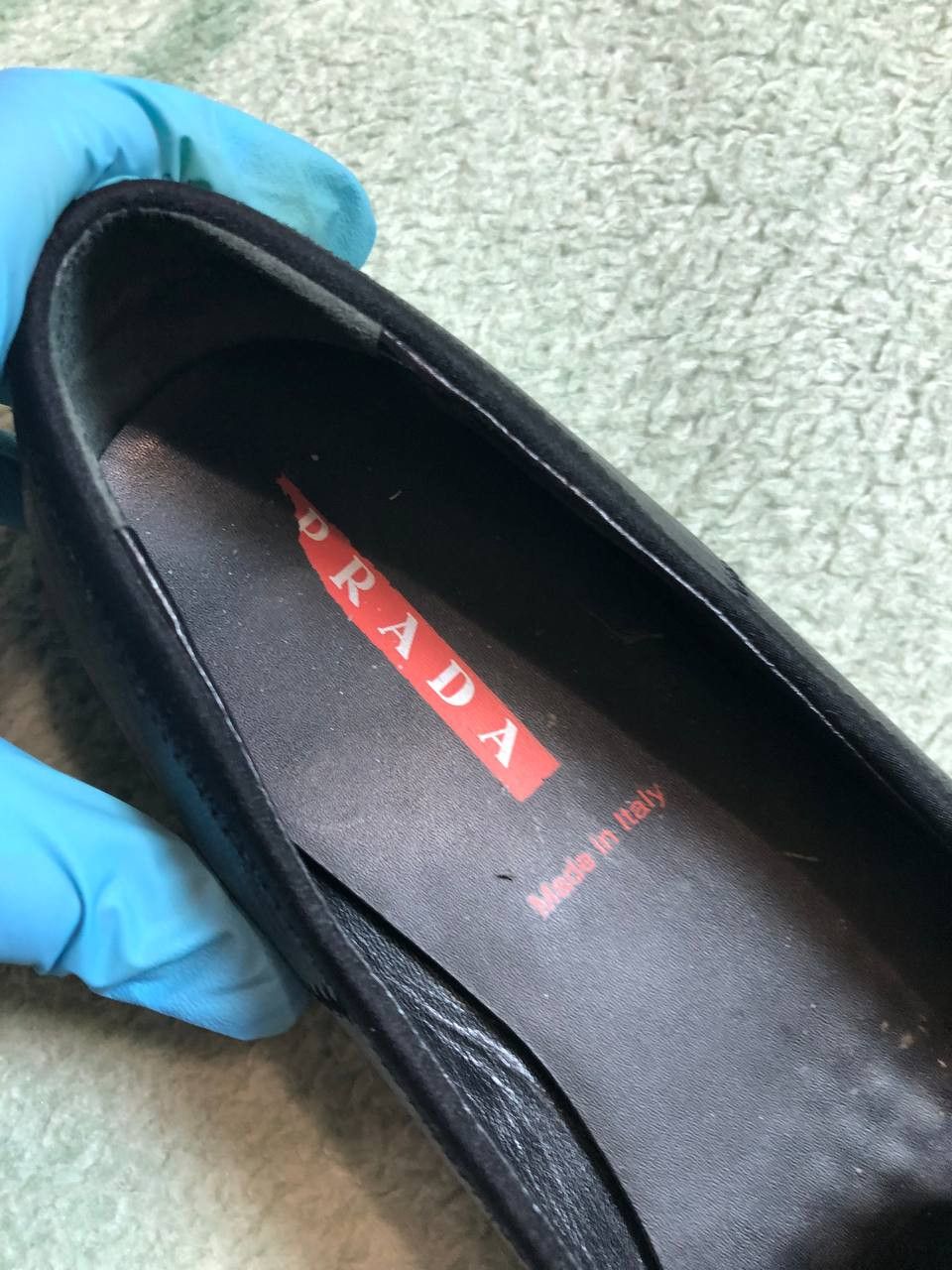 Prada Vintage Prada Classic Fit Black Flats Size US 8 / IT 38 - 8 Thumbnail