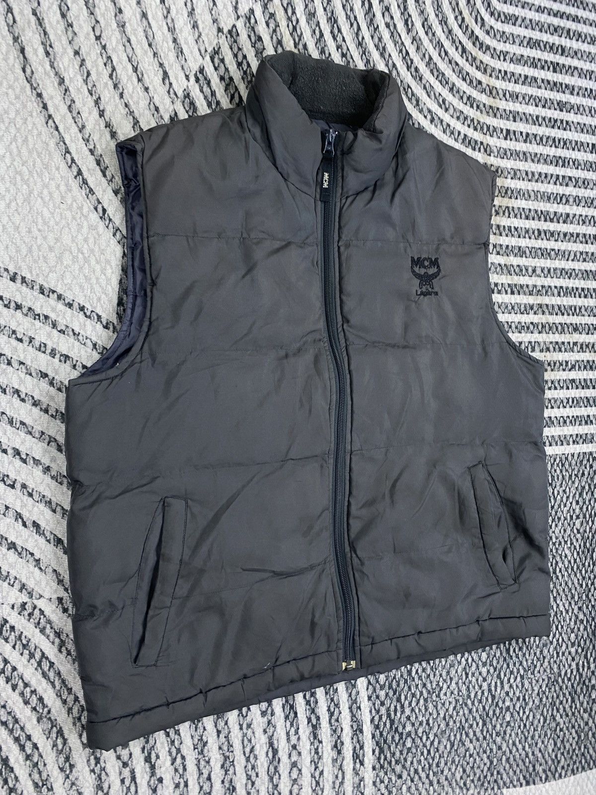 MCM Vintage MCM Legere Small Logo Zip-Up Vest Style Size US M / EU 48-50 / 2 - 3 Thumbnail