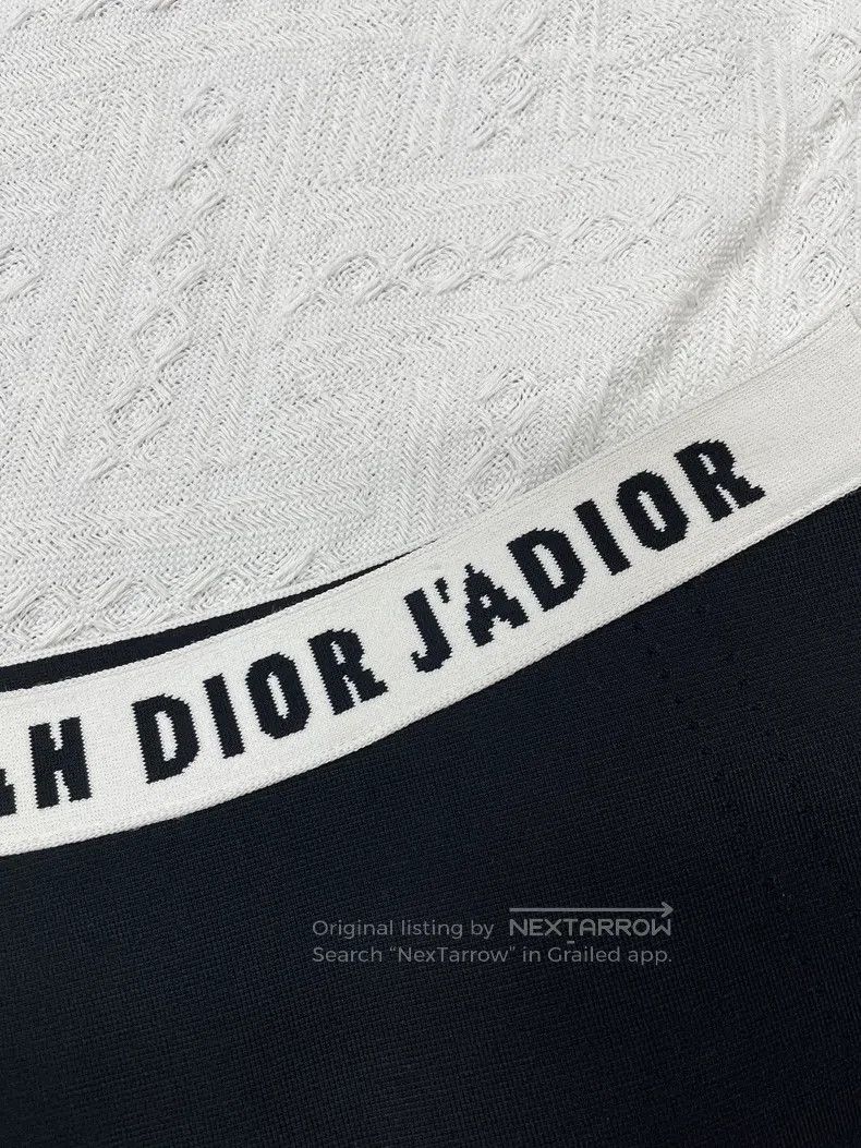 Dior Dior Size S Black waist logo letter leggings shorts Size 42" / US 20 - 2 Thumbnail