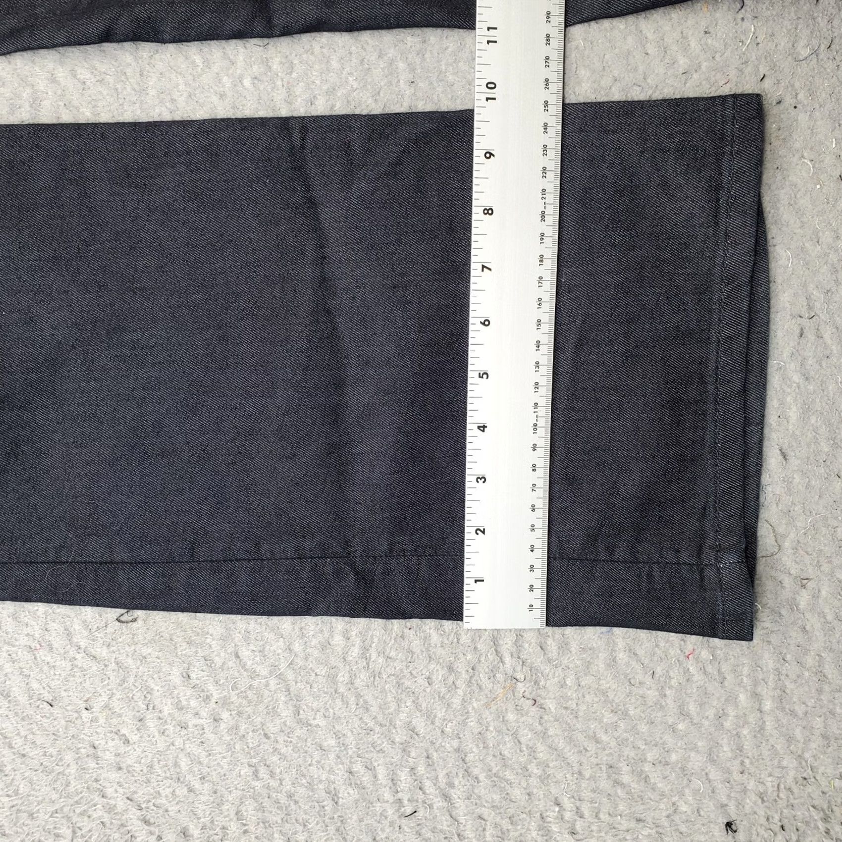 Ann Taylor Ann Taylor Curvy Flare Jeans Womens 10P Navy Denim Dark Wash Jeans Size 32" / US 10 / IT 46 - 5 Thumbnail