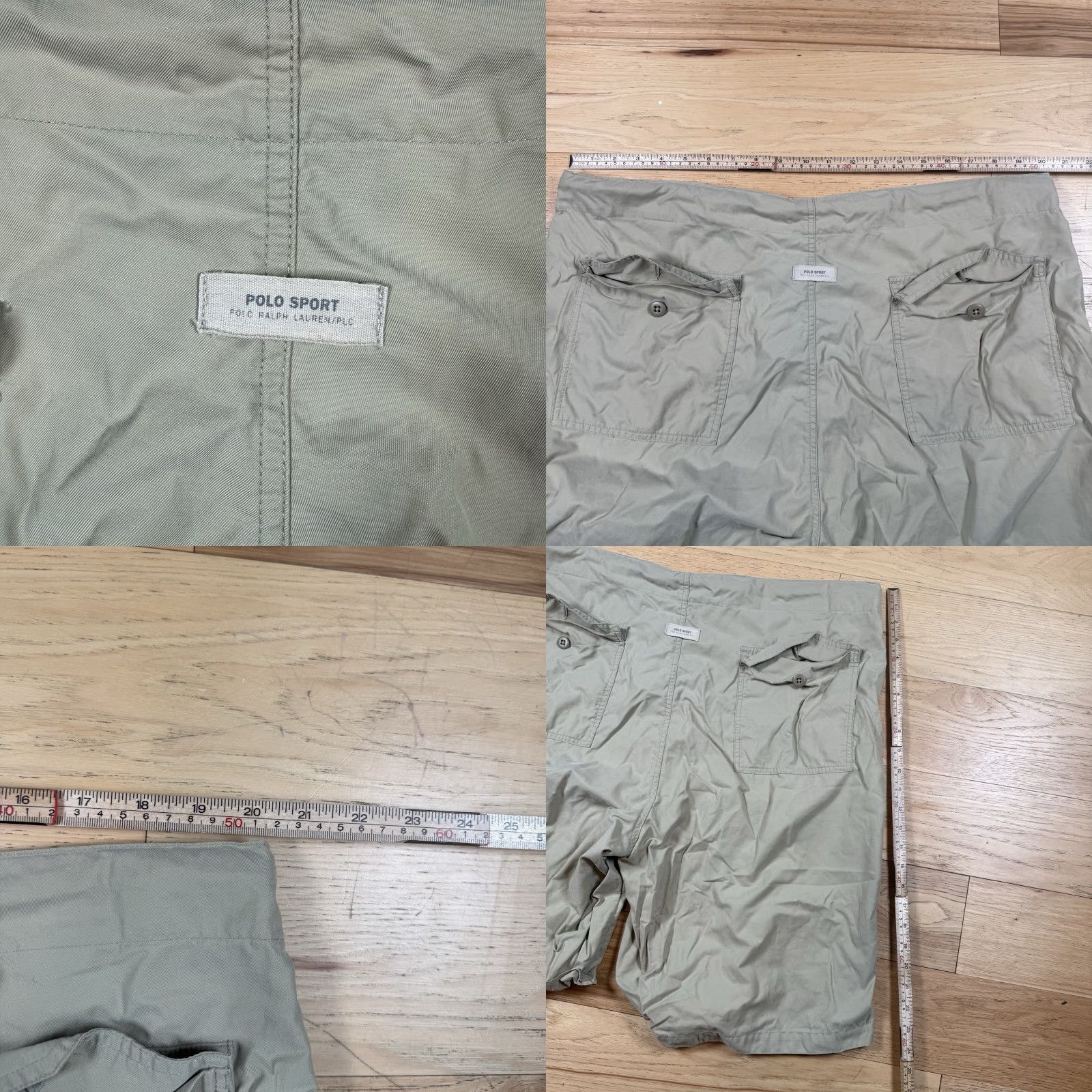 Polo Ralph Lauren VINTAGE Polo Ralph Lauren Sport Cargo Shorts Mens XL Khaki Beige Chino Military Sports Cargo Mens XL Size US XL / EU 56 / 4 - 8 Thumbnail