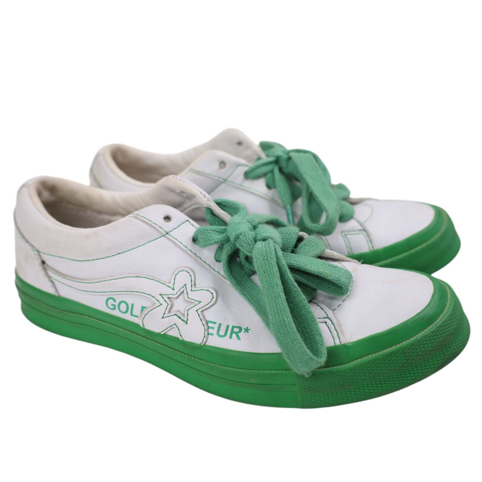 Converse × Golf le Fleur Converse x Golf Le Fleur Leather Sneakers Size US 6.5 / IT 36.5 - 2 Thumbnail