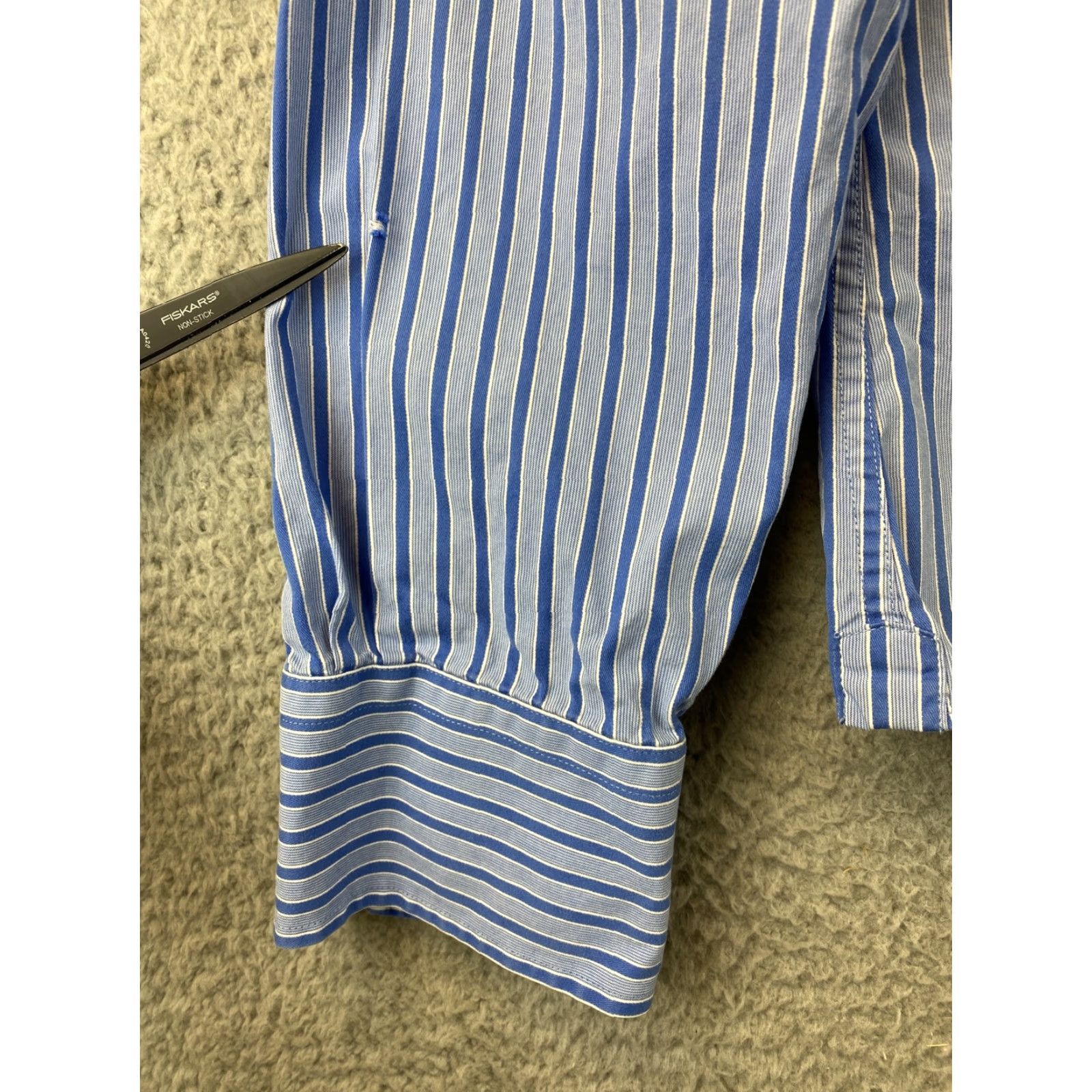 Abercrombie & Fitch Abercrombie & Fitch Mens Cotton Long Sleeve Dress Casual Striped Shirt M /83-54 Size US M / EU 48-50 / 2 - 6 Thumbnail